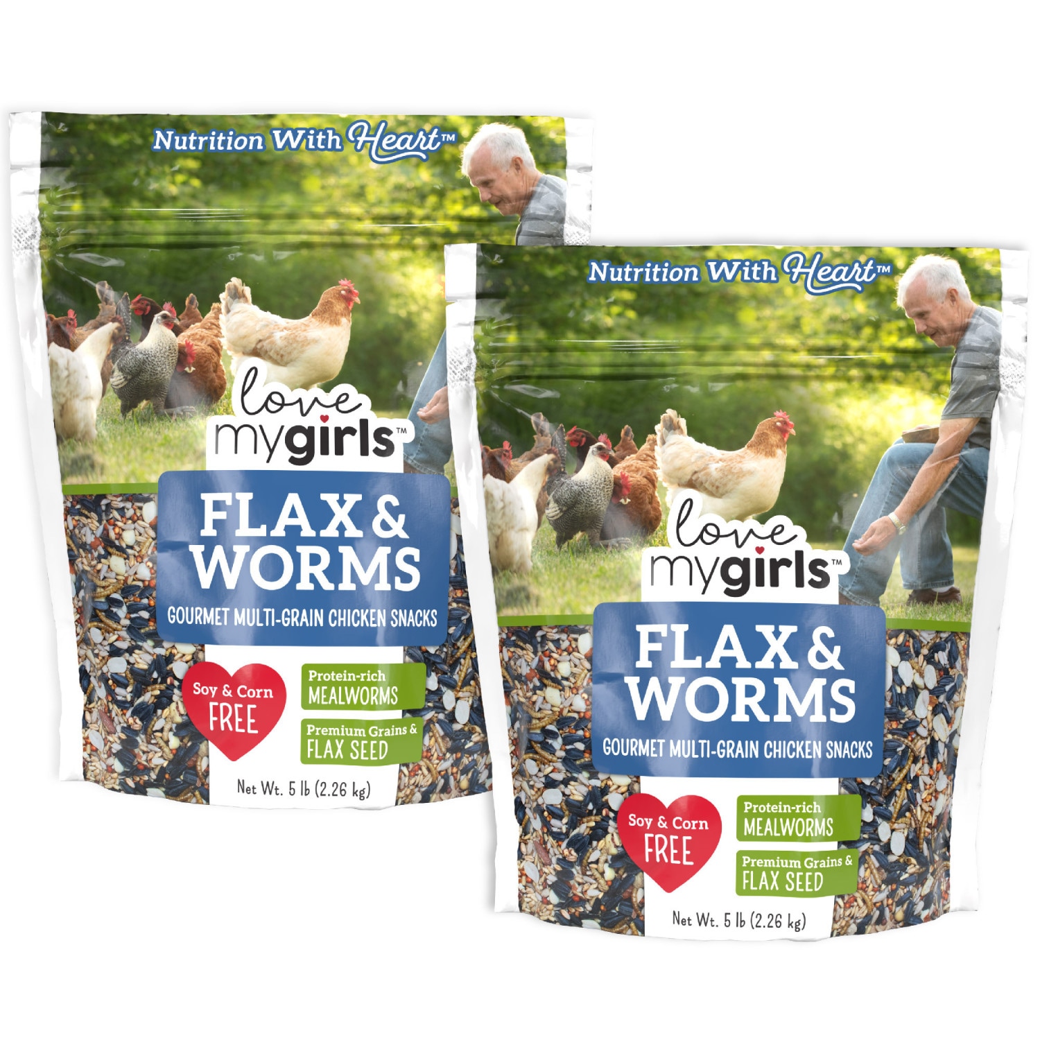 Love My Girls Snacks for Dog/Cat Flax and Worms Flavor 5 Pound(s)