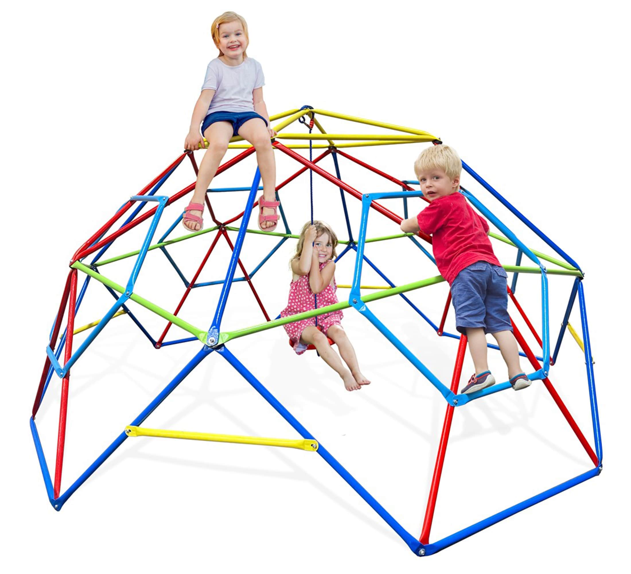 Geurig Injectie rijstwijn FITNESS REALITY KIDS FITNESS REALITY KIDS 10FT Climbing Dome, Outdoor  Geometric Dome Climber, Jungle Gym with Disc Swing in the Climbers  department at Lowes.com