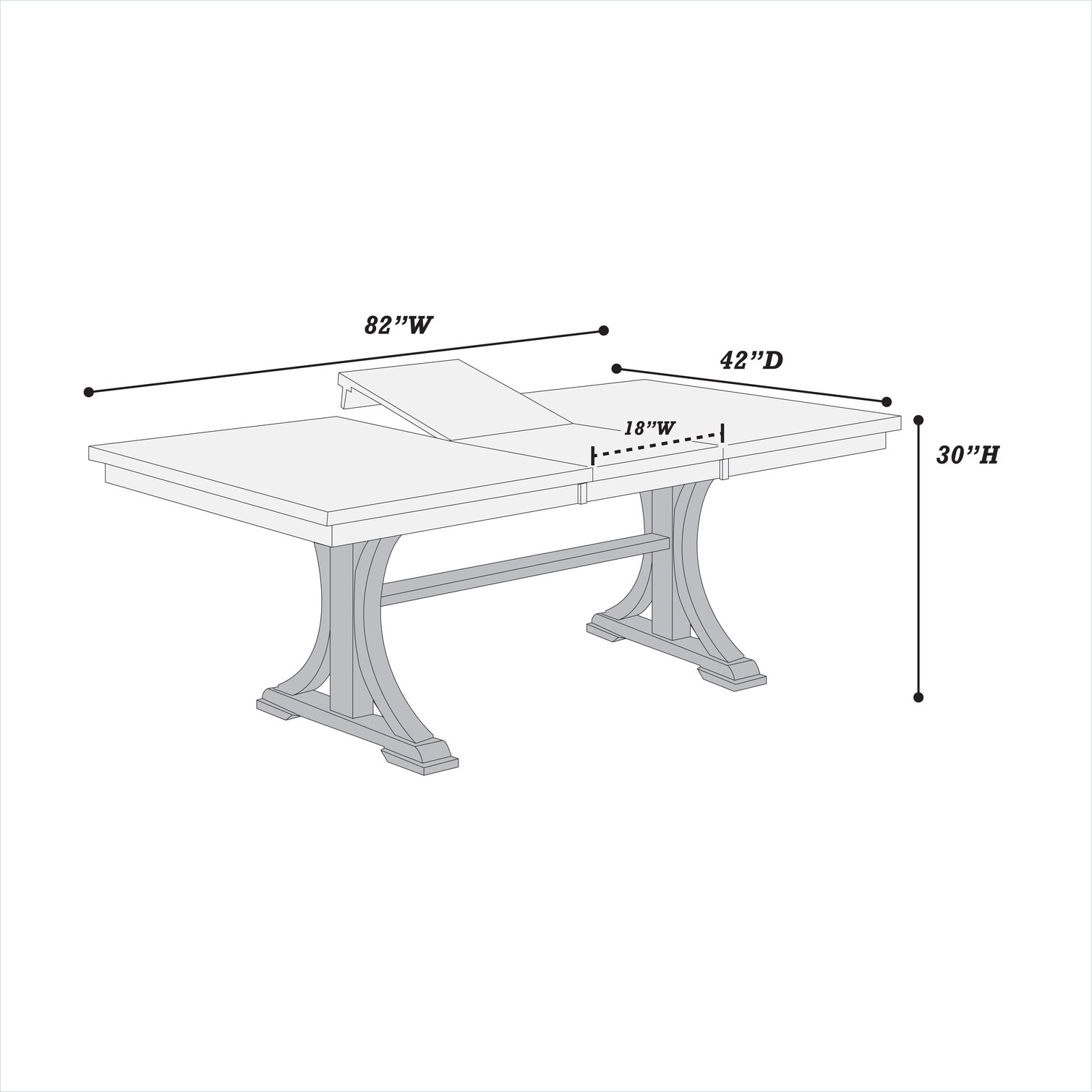 Watnature Q0CUR1PWXUX1 Dining-Tables - View #3