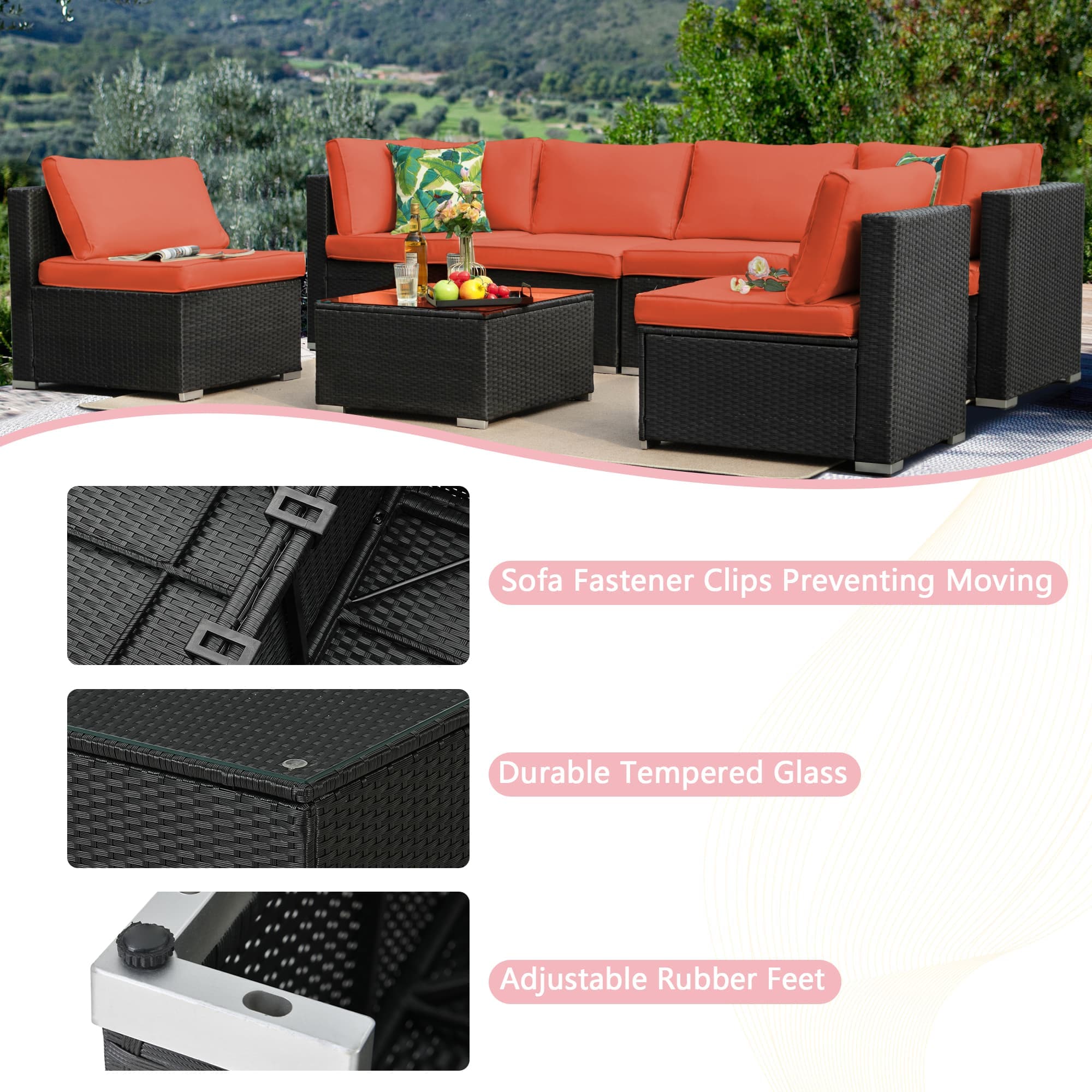 Lycvki 02PCS-69 Patio-Conversation-Sets - View #4