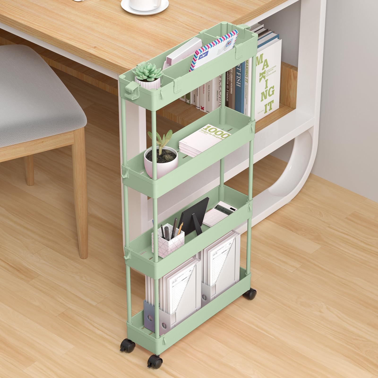 MOUNTO CARTS-001-GREEN Kitchen-Furniture - View #5