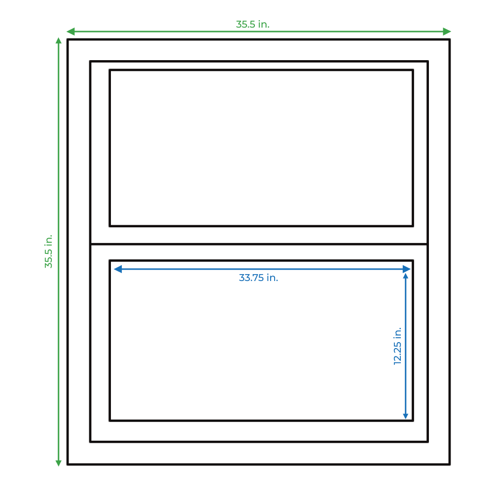 RELIABILT ASHB3636RB Single-Hung-Windows - View #4