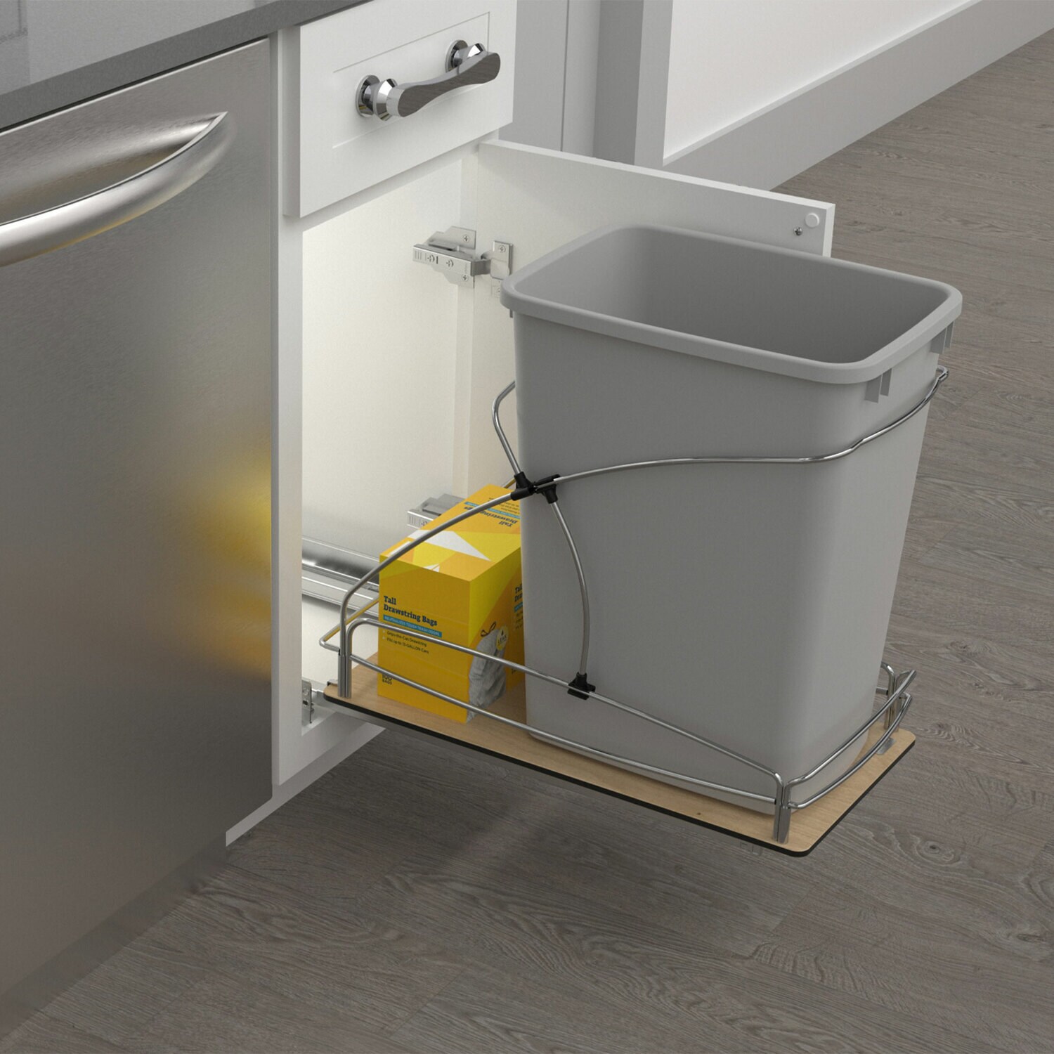 Rev-A-Shelf 397703 Pullout-Trash-Cans - View #7