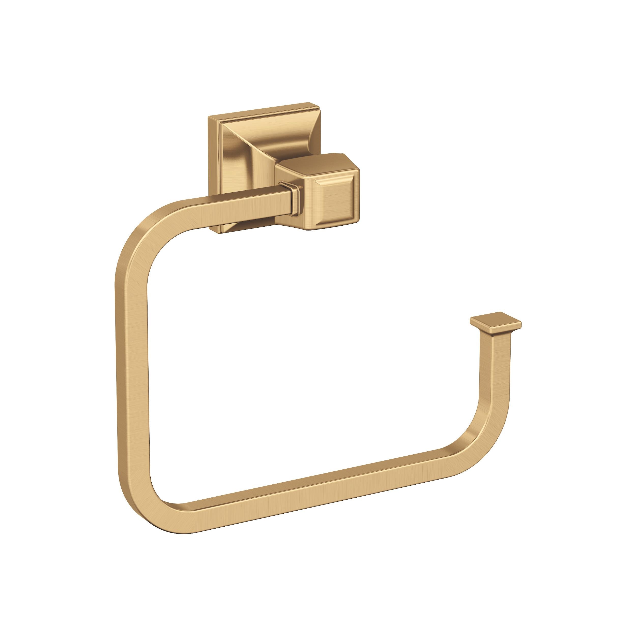 Amerock BH36022CZ Mulholland Champagne Bronze Wall mount Single Towel Ring