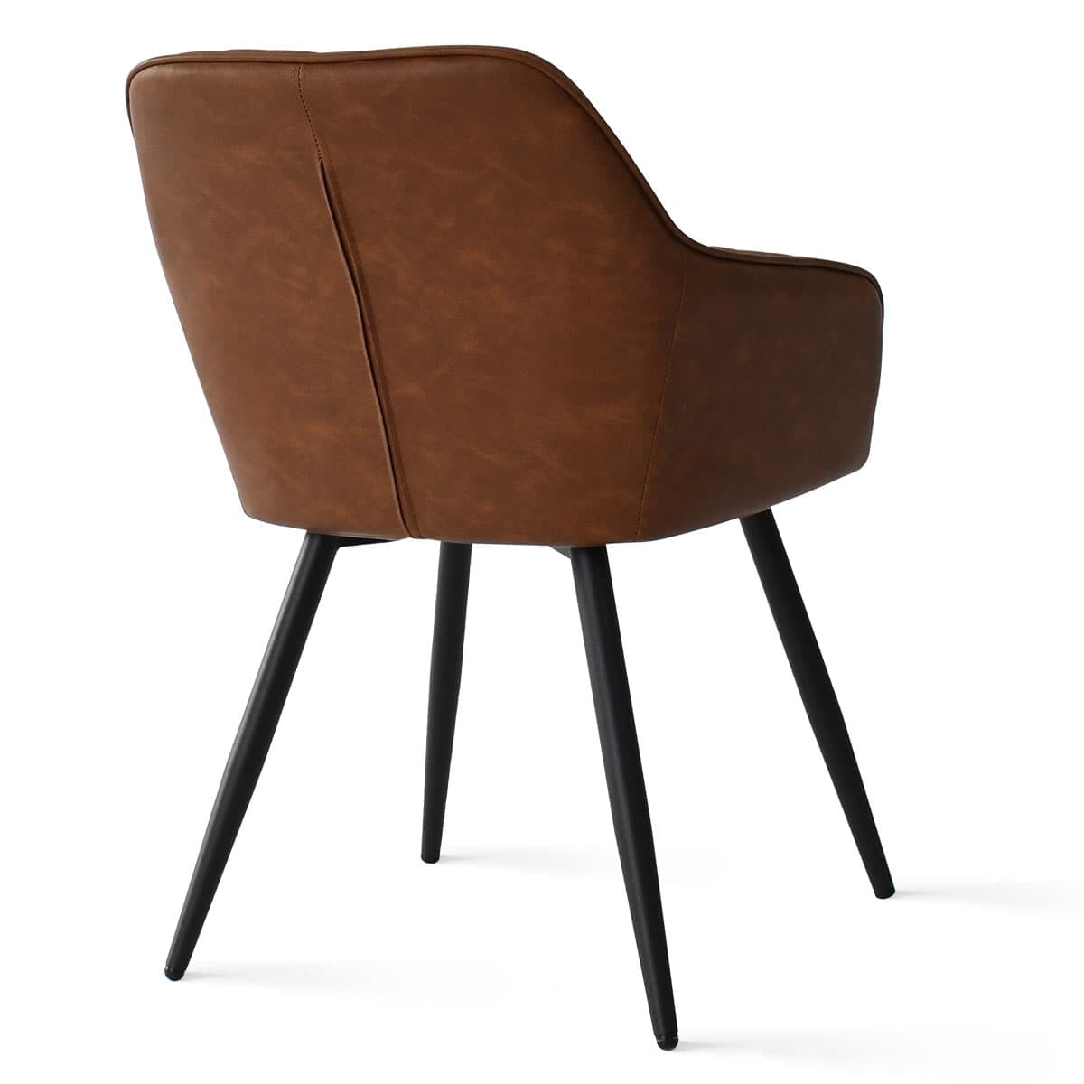 Maison Boucle BOSTON-ARM-BROWN-2 Dining-Chairs - View #6