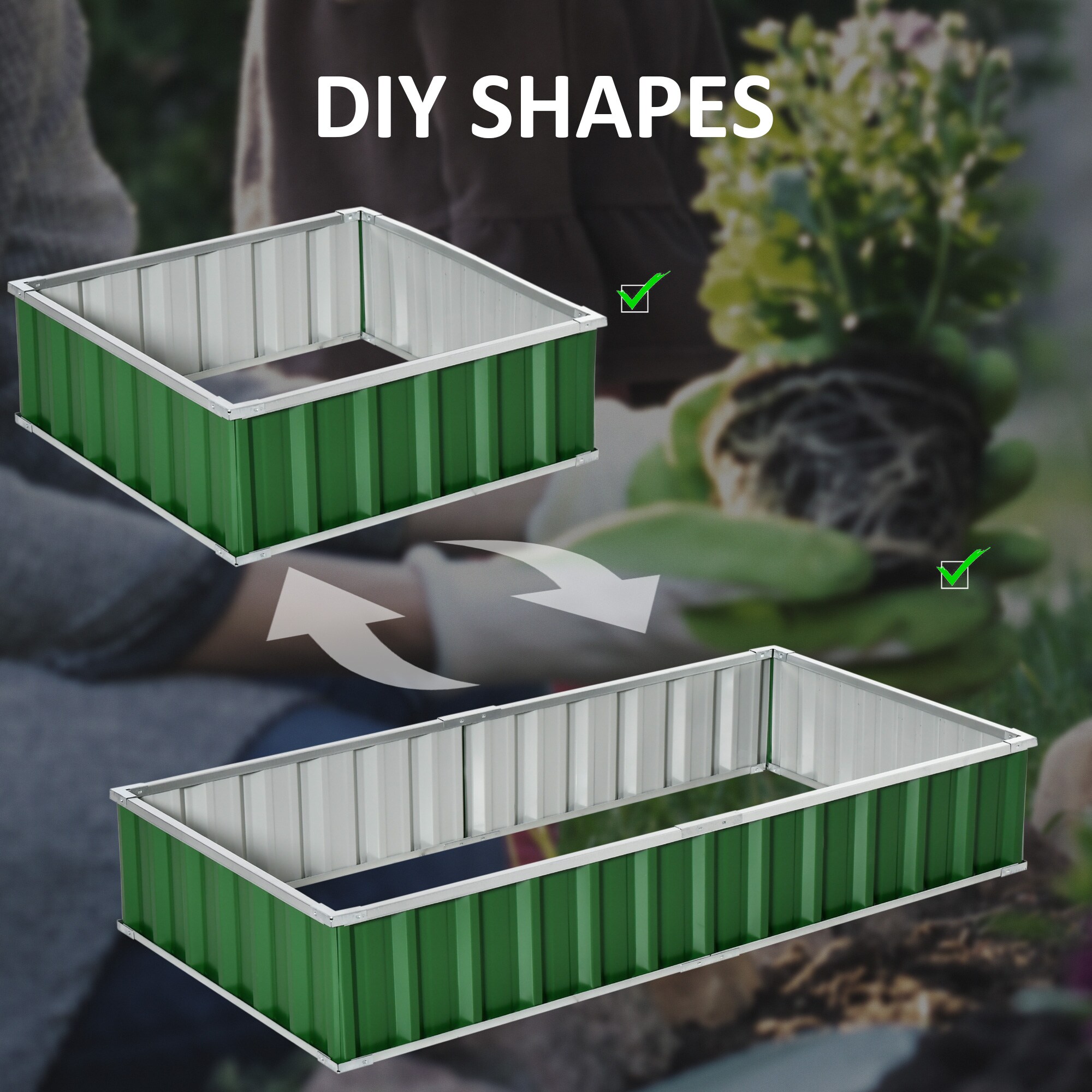 Outsunny 845-674GN Raised-Garden-Beds - View #8