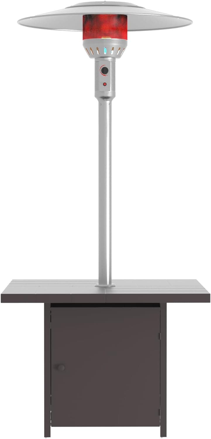 ALAULM LS-A-SQUARET Patio Heater 55000 -BTU Indoor/Outdoor Portable Convection Propane Heater