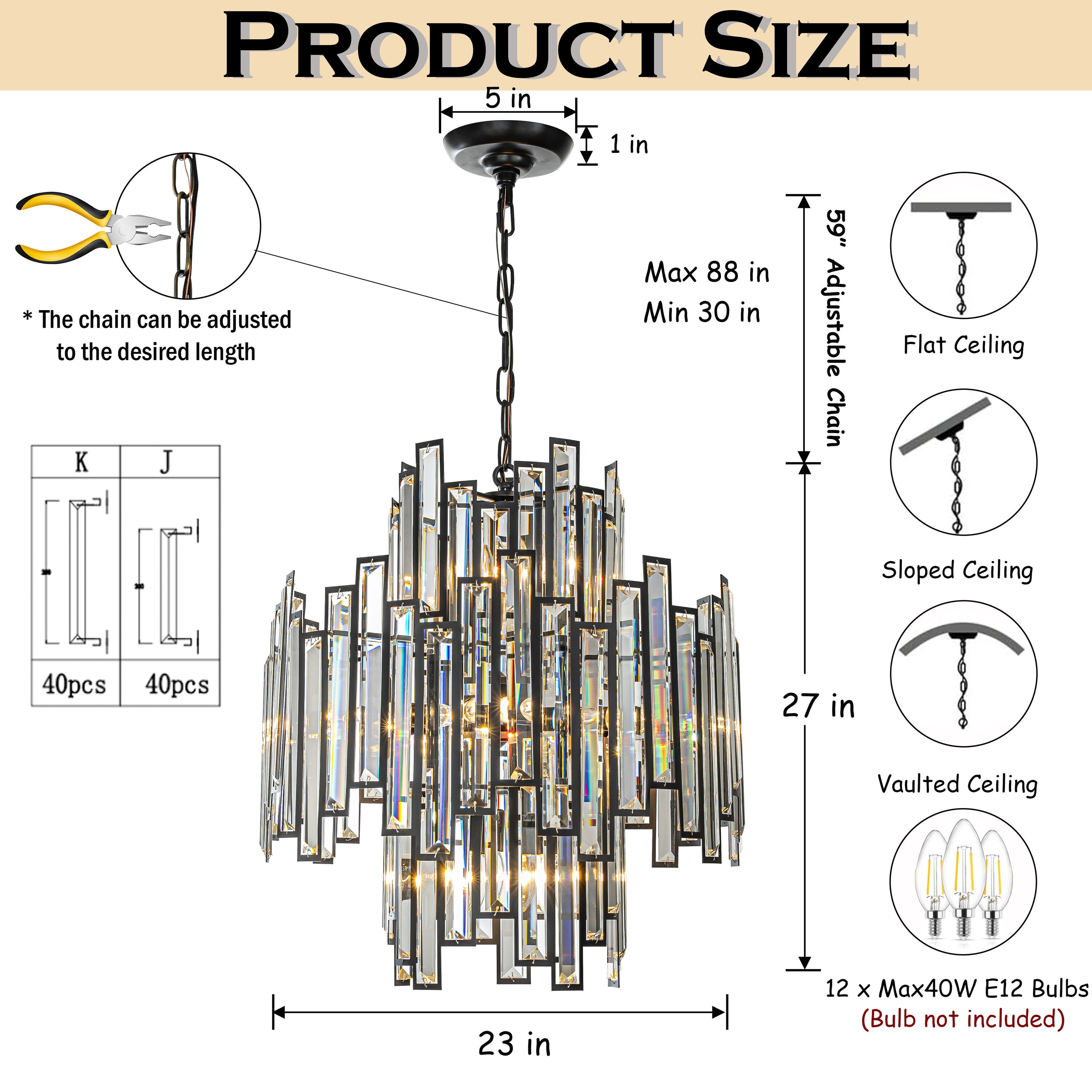 AloaDecor Lighting L7234D58MB10A b090015 - View #3