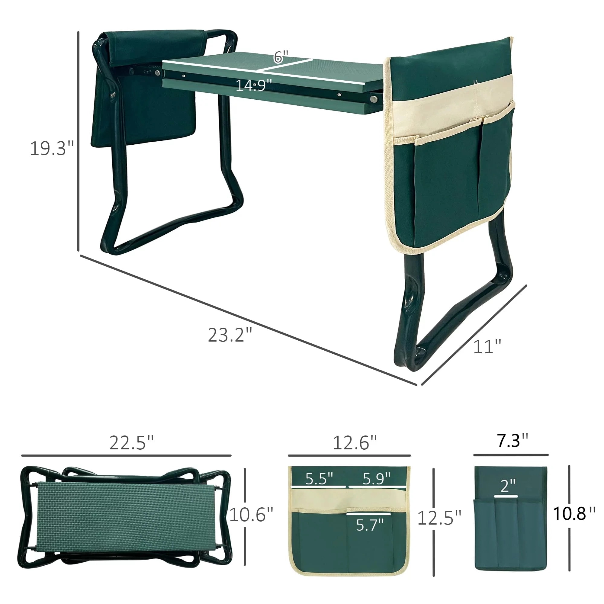 Kahomvis BOSON-QPT2-W8 Garden-Stools - View #3