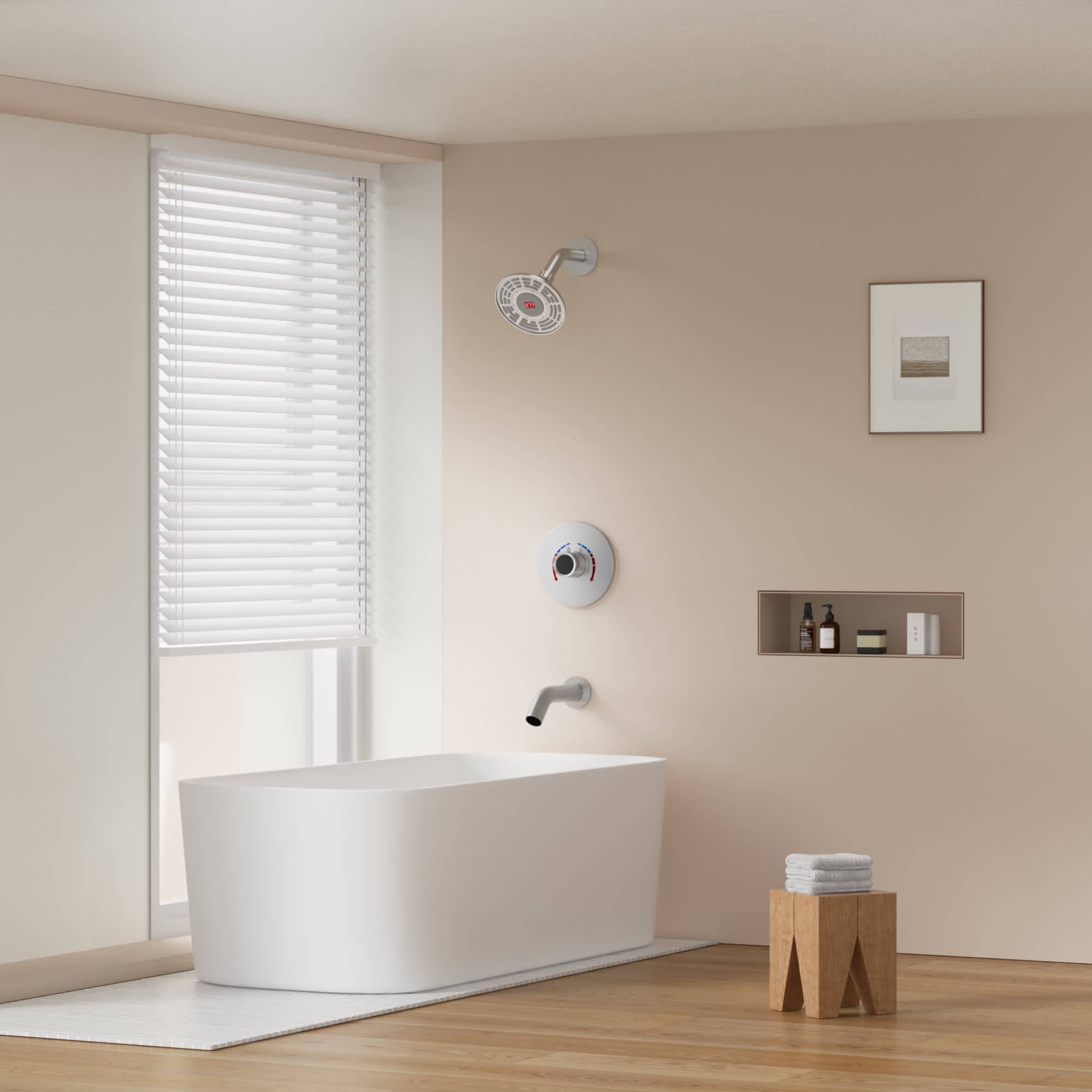 EVERSTEIN SFS-1018-NK5 Showerhead-Bar-Panels - View #3