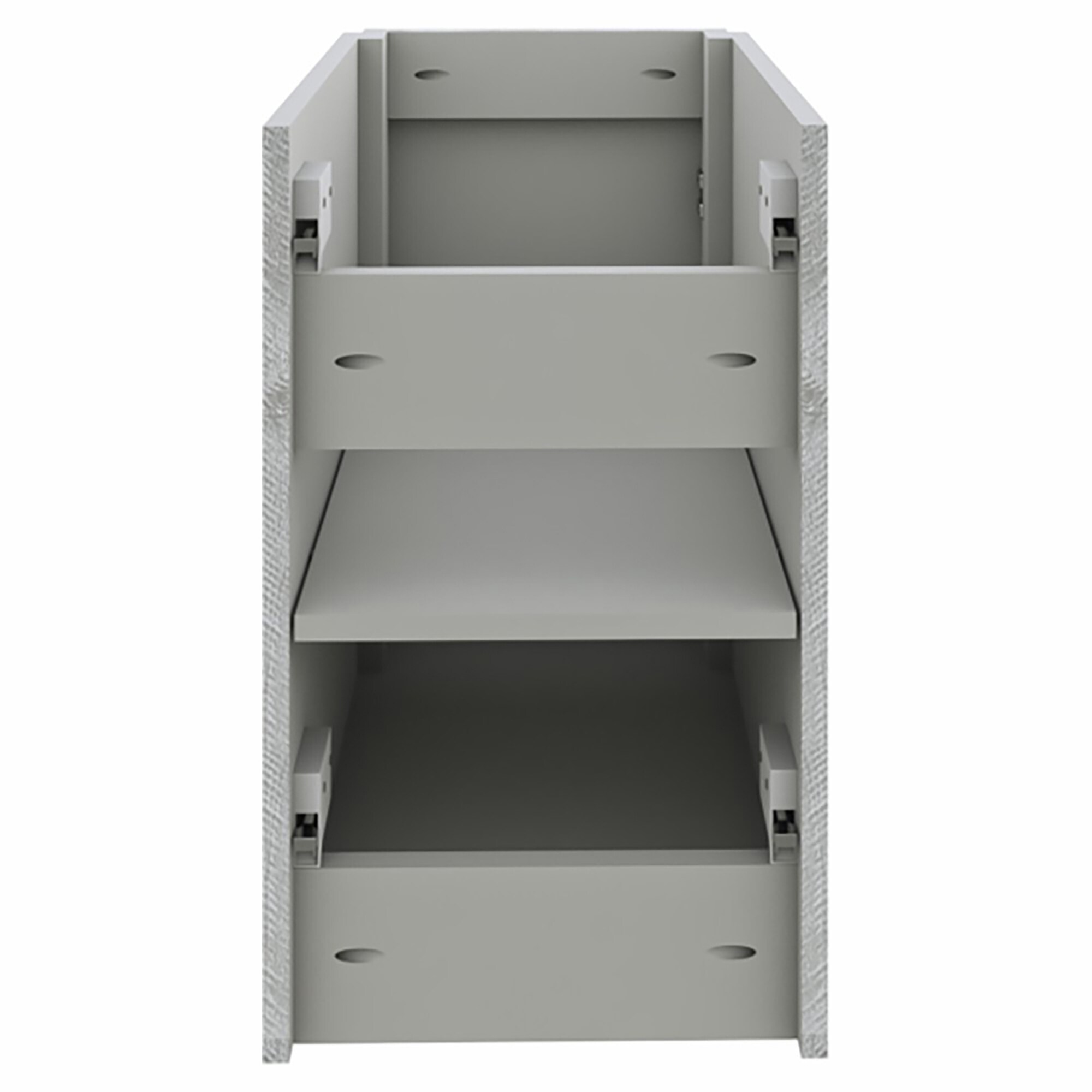 Formosa 53" Gray Acacia Wall-Mounted Single Sink Vanity
