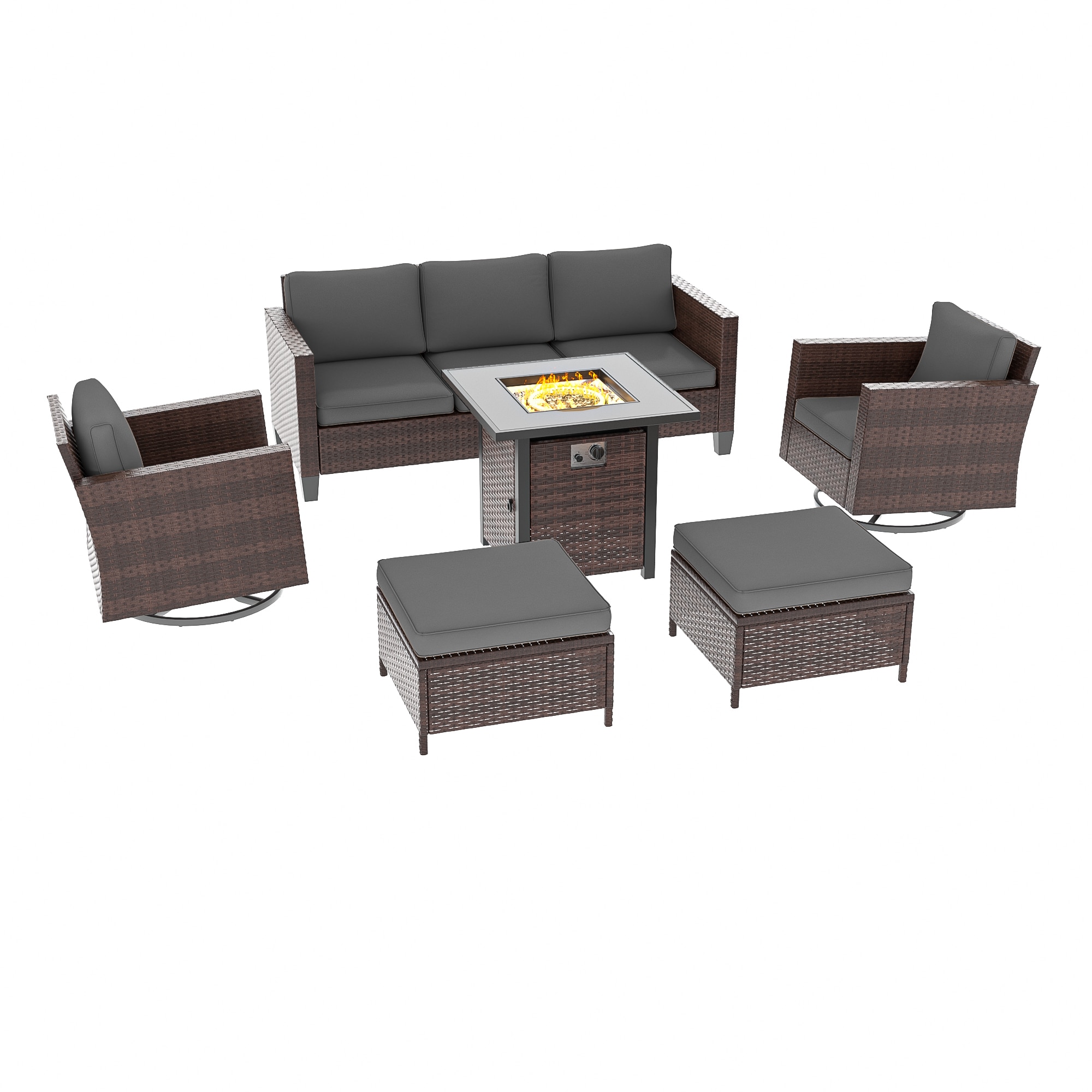 Sonkuki SD-PSS1-2RBGY-T4 Patio-Conversation-Sets - View #2