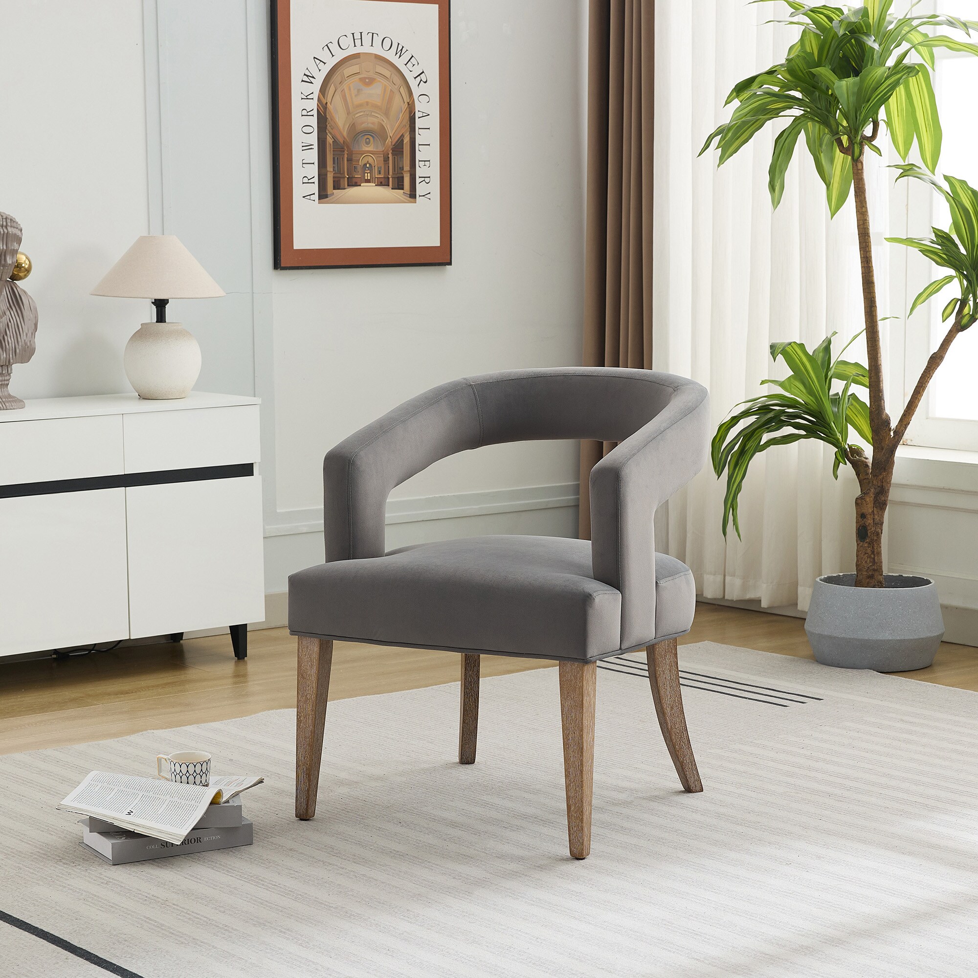 Aortzio HM-S2046-GRAY chairs - View #3