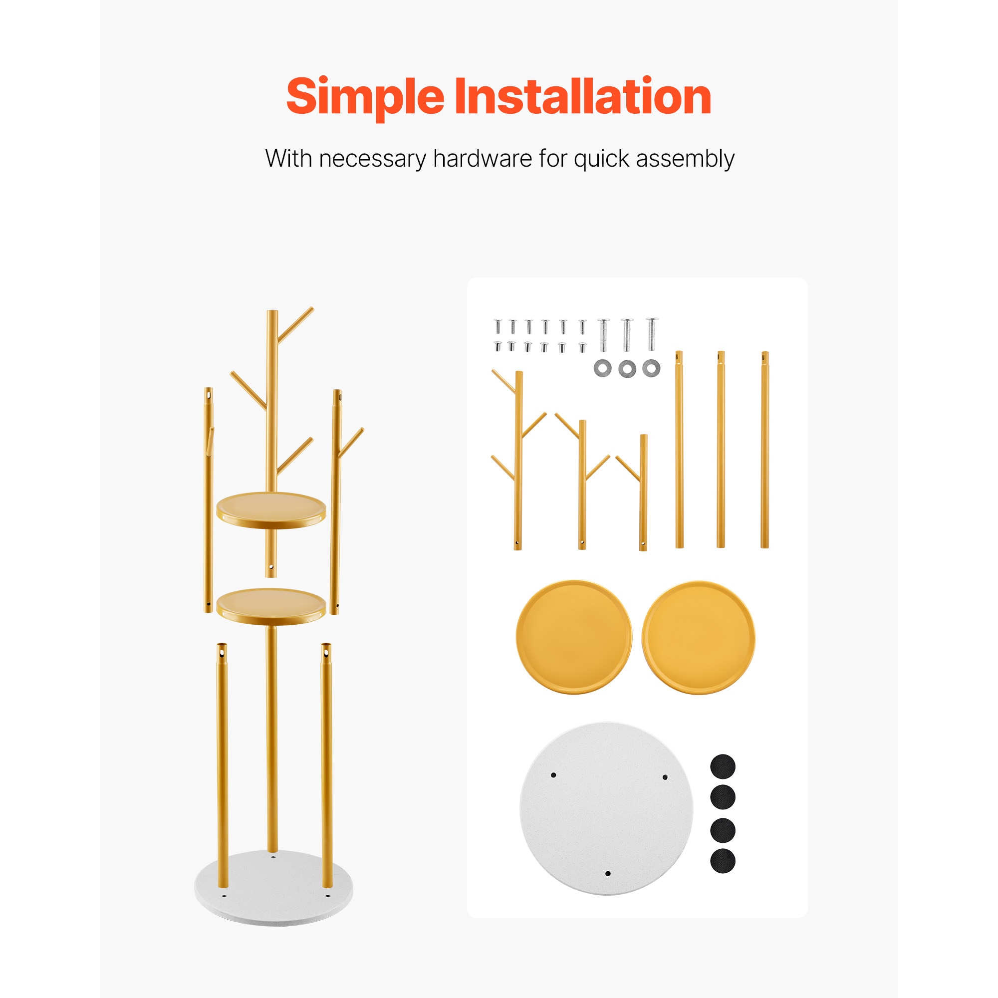 VEVOR SCYMJYXJJSSC09451V0 Coatrack-Stands-Pedestals - View #6