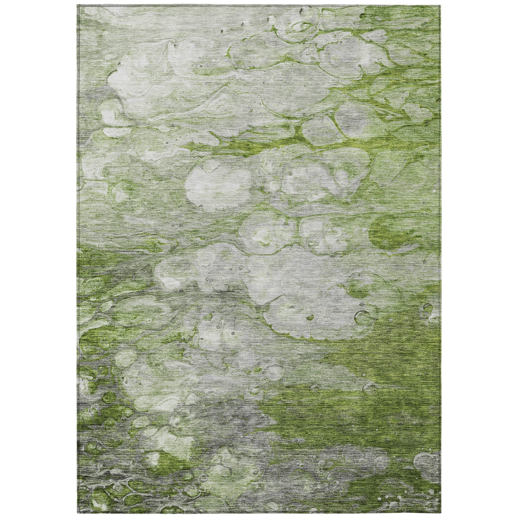 Addison Rugs ACN698OL3X5 Chantille ACN698OL 3 x 5 (ft) Polyester Olive Rectangular Indoor/Outdoor Geometric Machine washable Area rug
