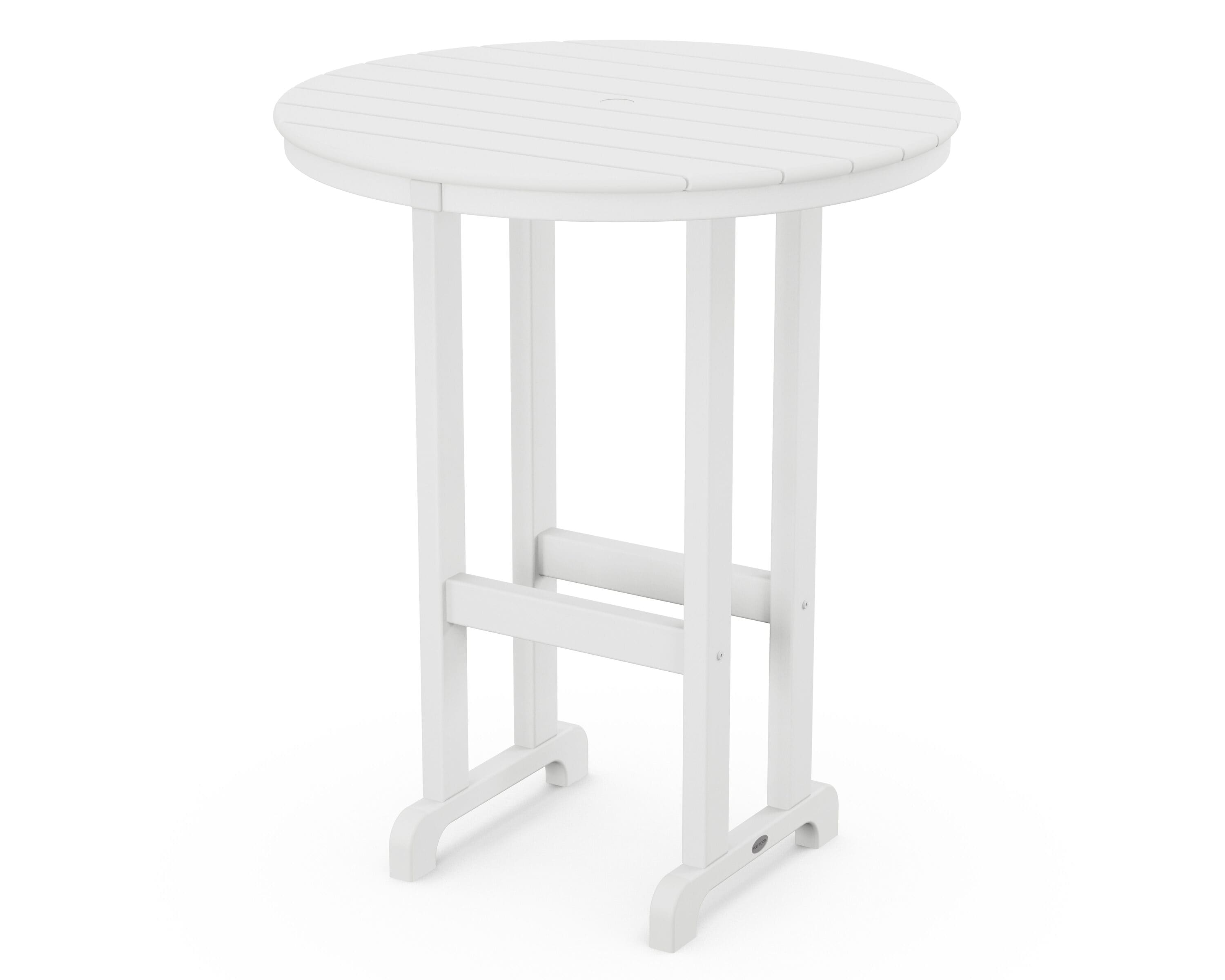 Round plastic deals patio table