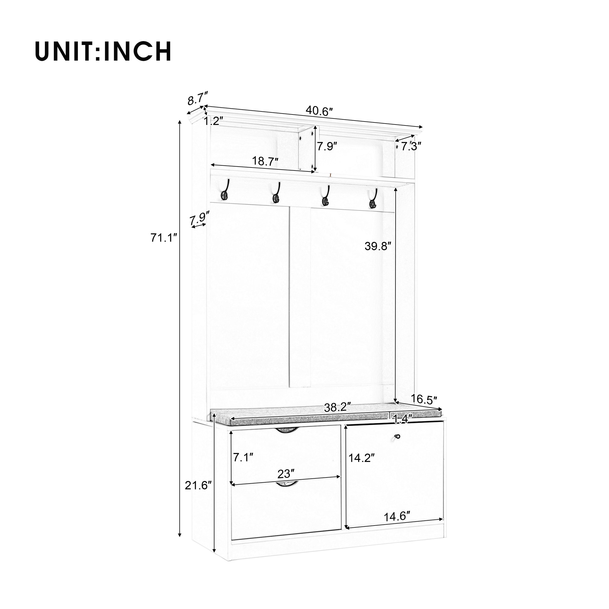 ZAKLOOP WU1760P155162 Utility-Storage-Cabinets - View #6