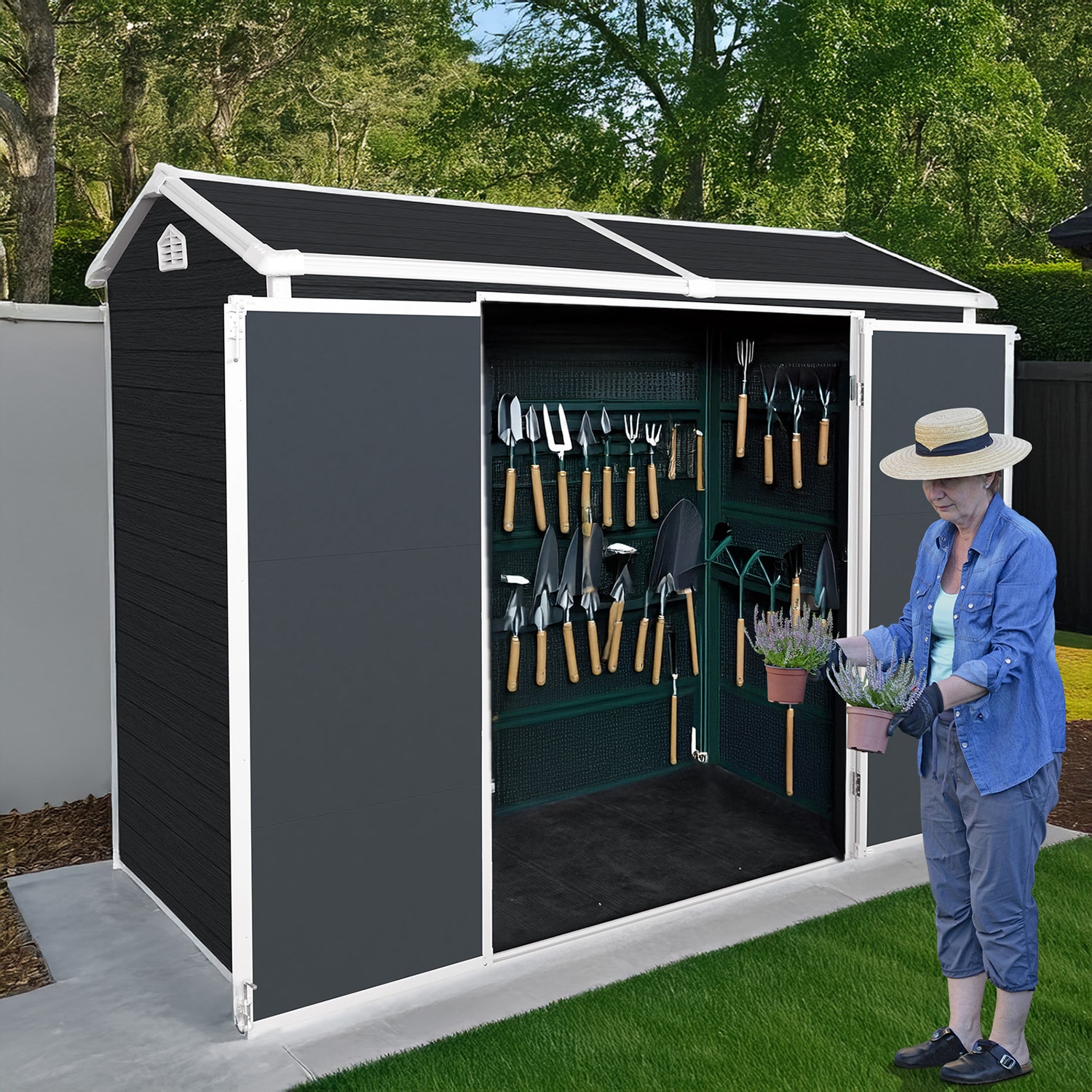 GZMR GZ-QF00004 Vinyl-Resin-Storage-Buildings - View #3