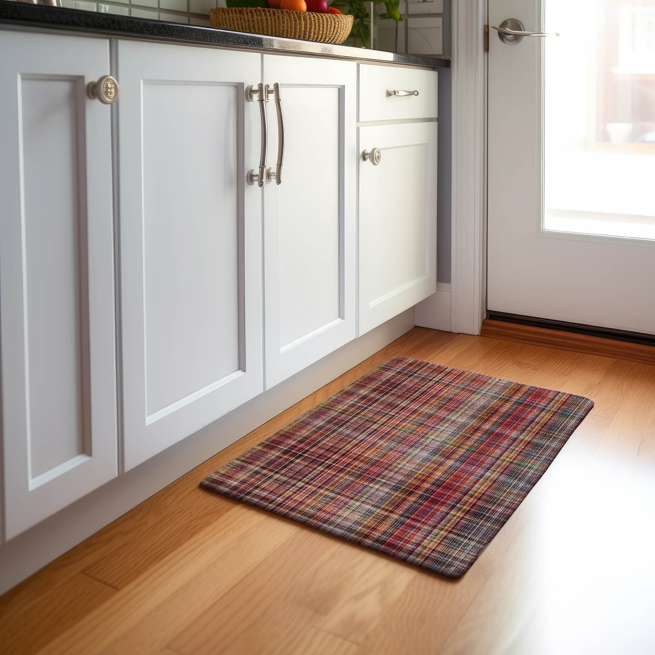 Addison Rugs AMF502TE5X8 Mayfield AMF502TE 5 x 7 (ft) Loomed Polyester Teal Rectangular Indoor Abstract Machine washable Area rug