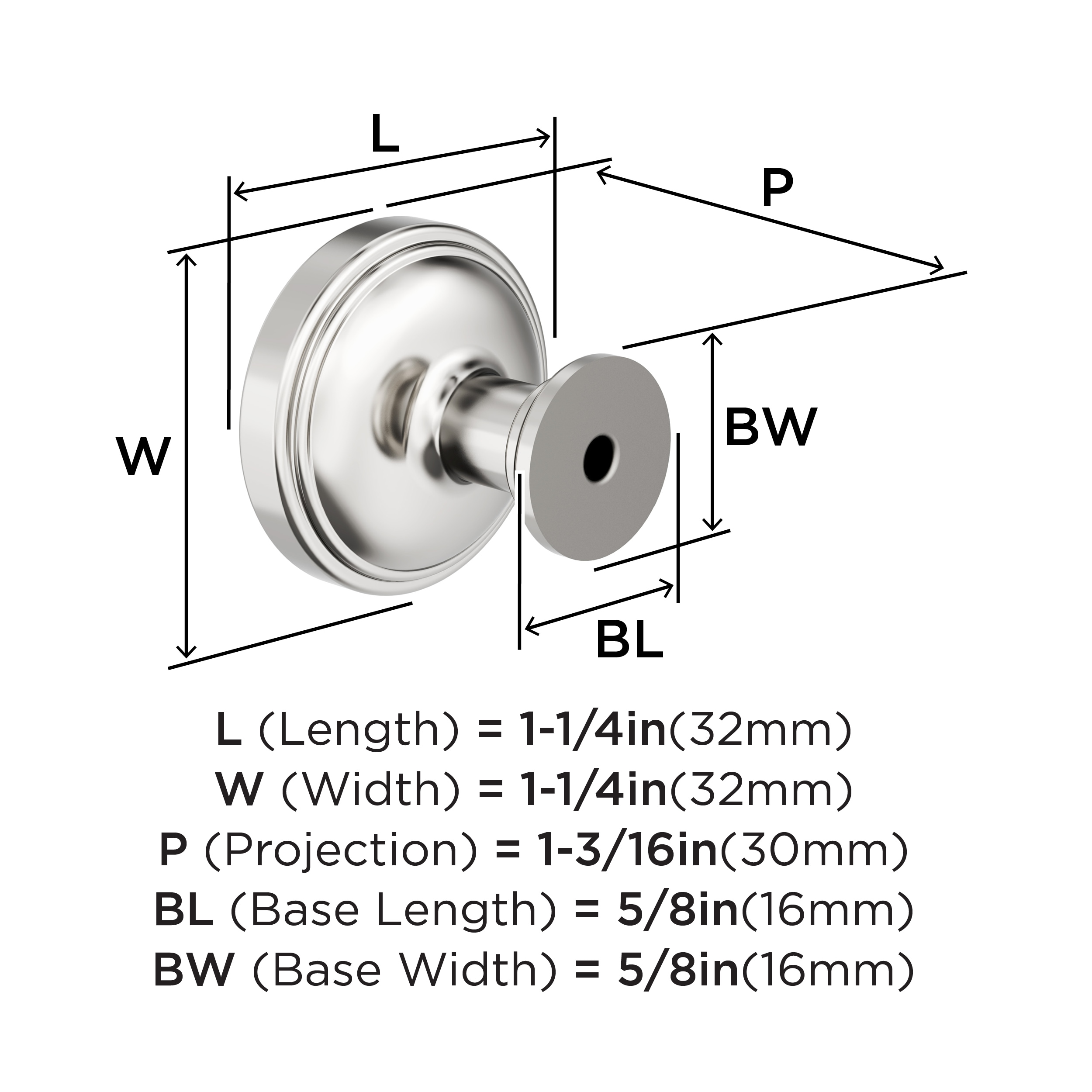 Amerock BP37720PN Cabinet-Knobs - View #4