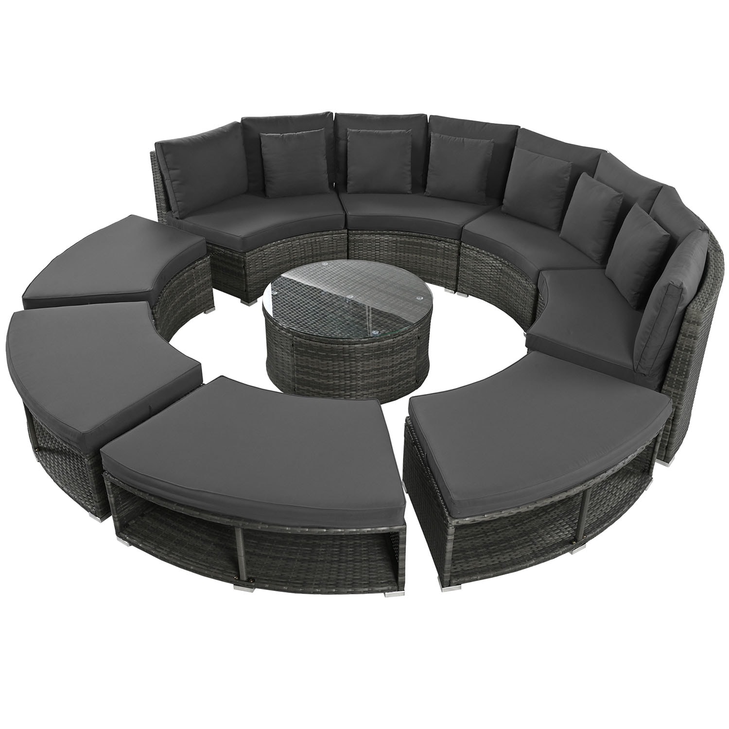 10 Person Sectional Patio Sectionals & Sofas at Lowes.com