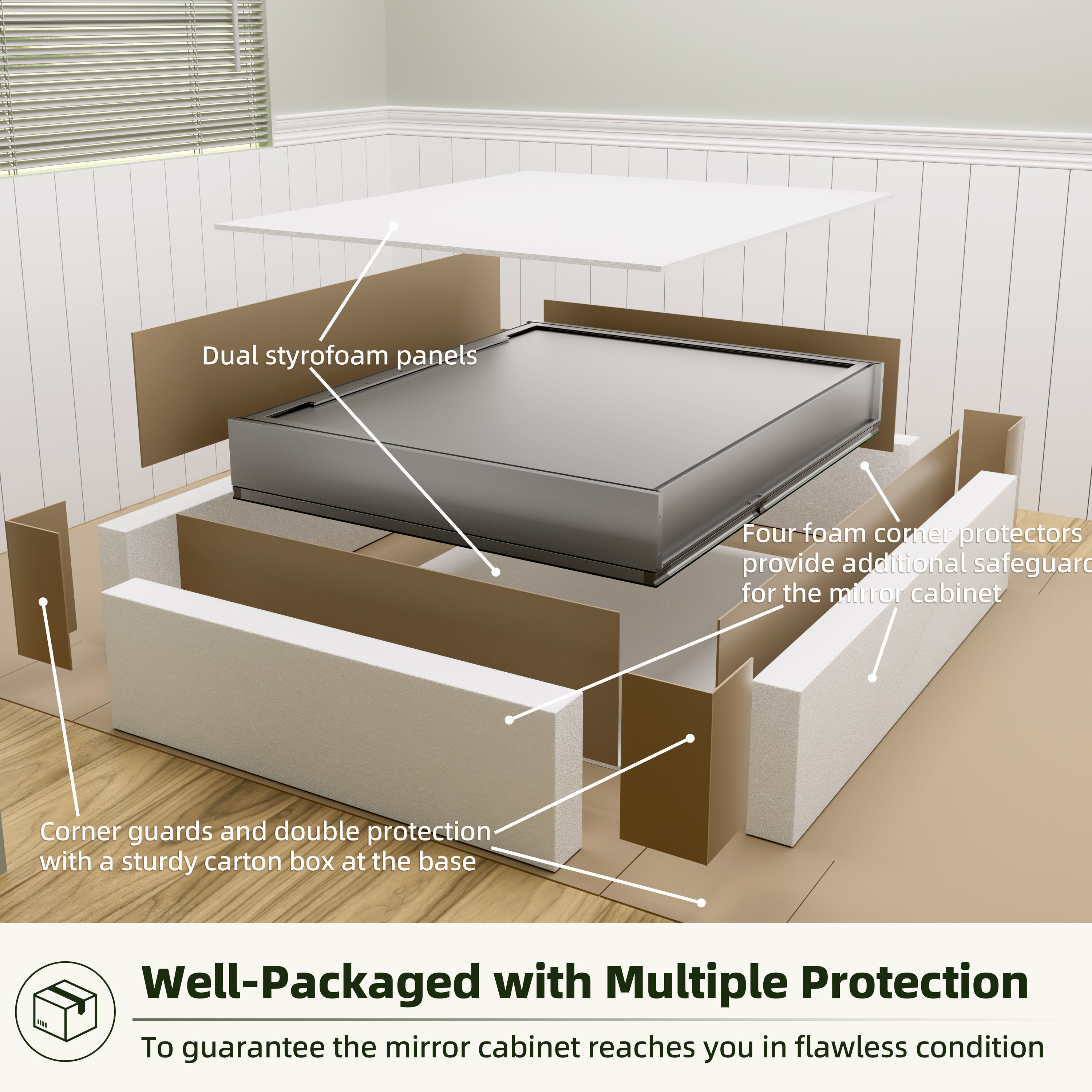 Royal Guard LMC6030-3 Bathroom-Medicine-Cabinets - View #14