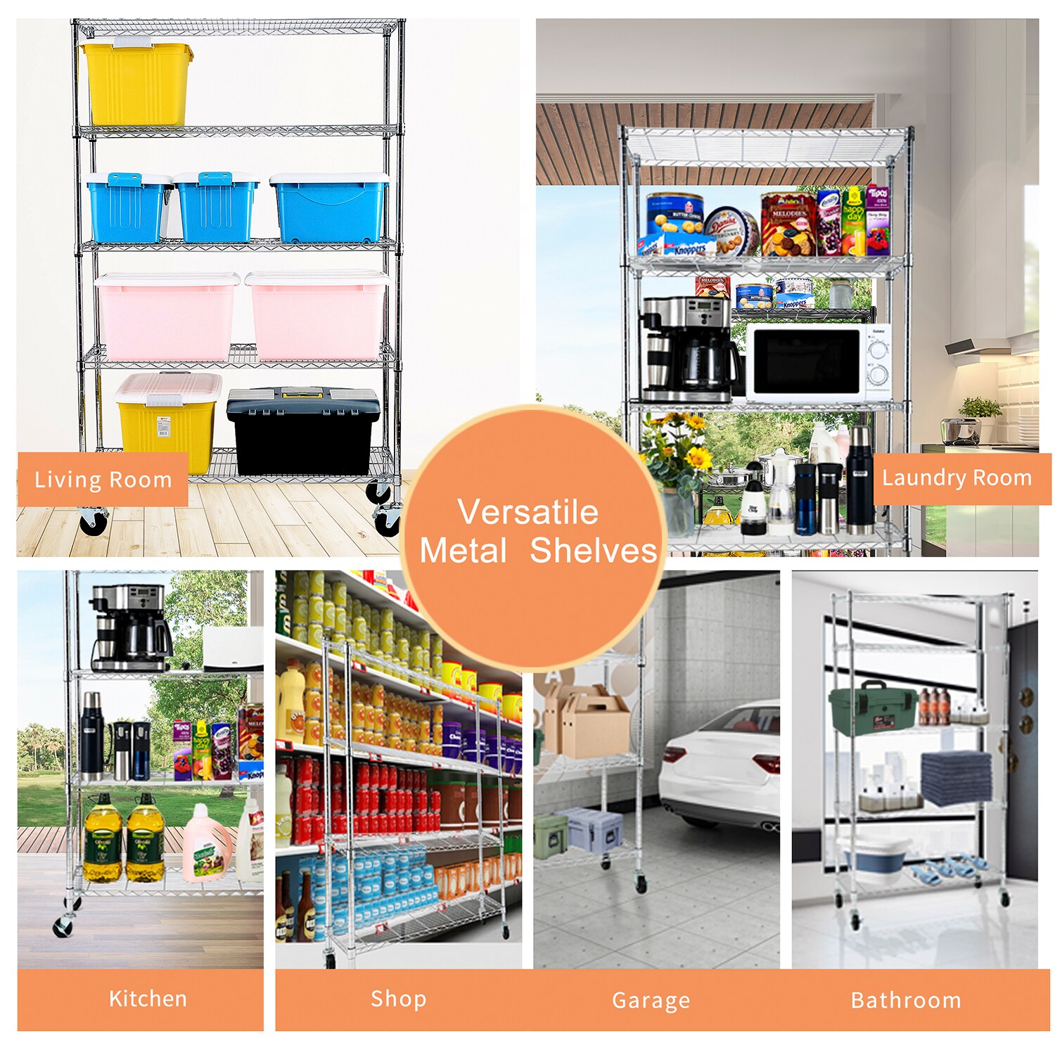 EFINE RS68-5C Free-Standing-Shelving - View #4
