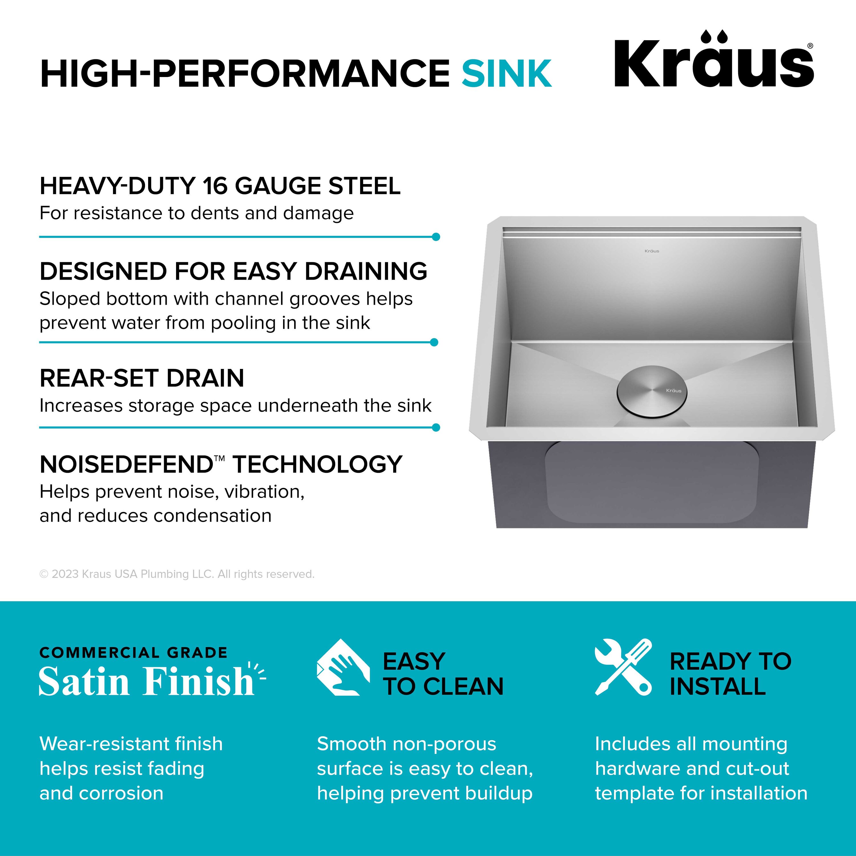 Kraus KWU111-21 Kitchen-Sinks - View #14