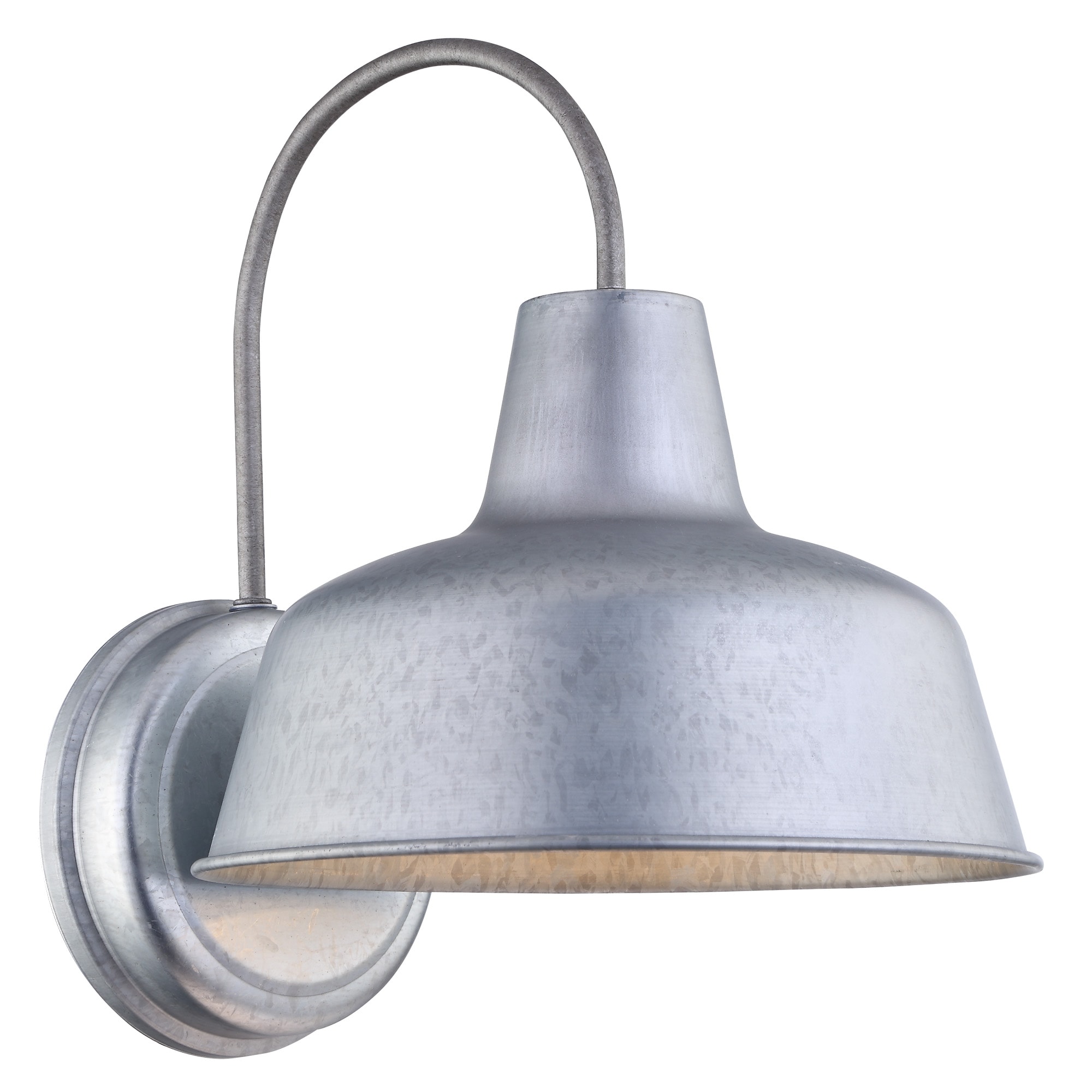 Details about   1-Light Galvanized Outdoor Barn Light Sconce Dimmable Fixture Lamp Metal Shade 