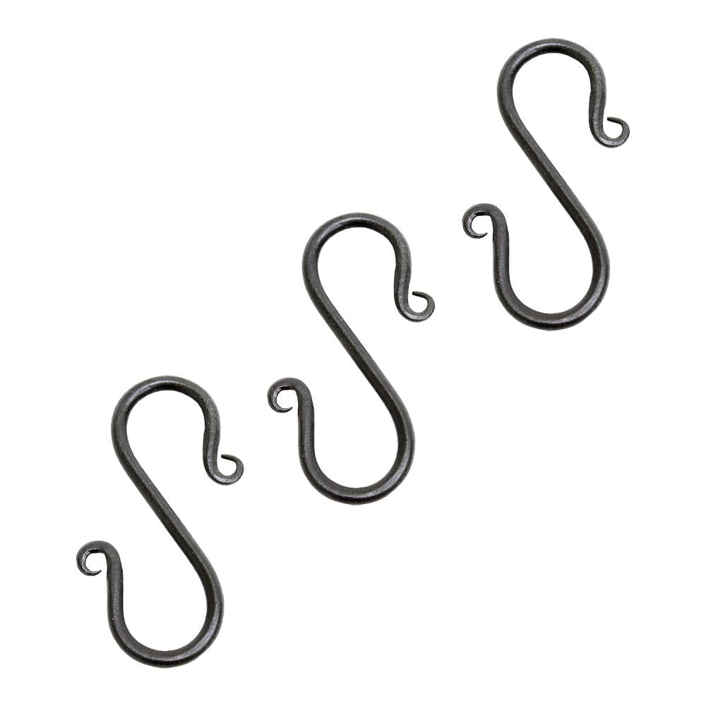 Hillman 0.135-in Zinc-plated Steel S-hook (3-Pack) in the Hooks department  at