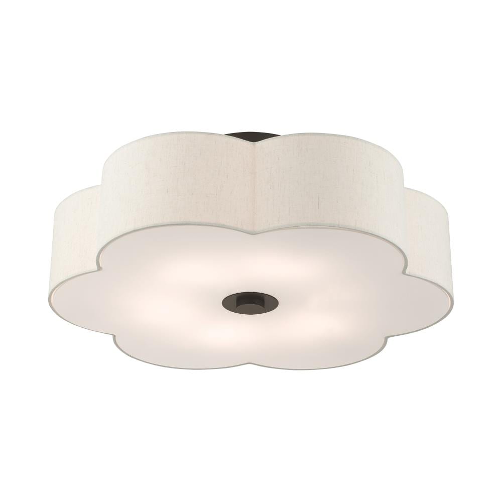 Solstice English Bronze 6-Light Indoor/Outdoor Semi-Flush Mount