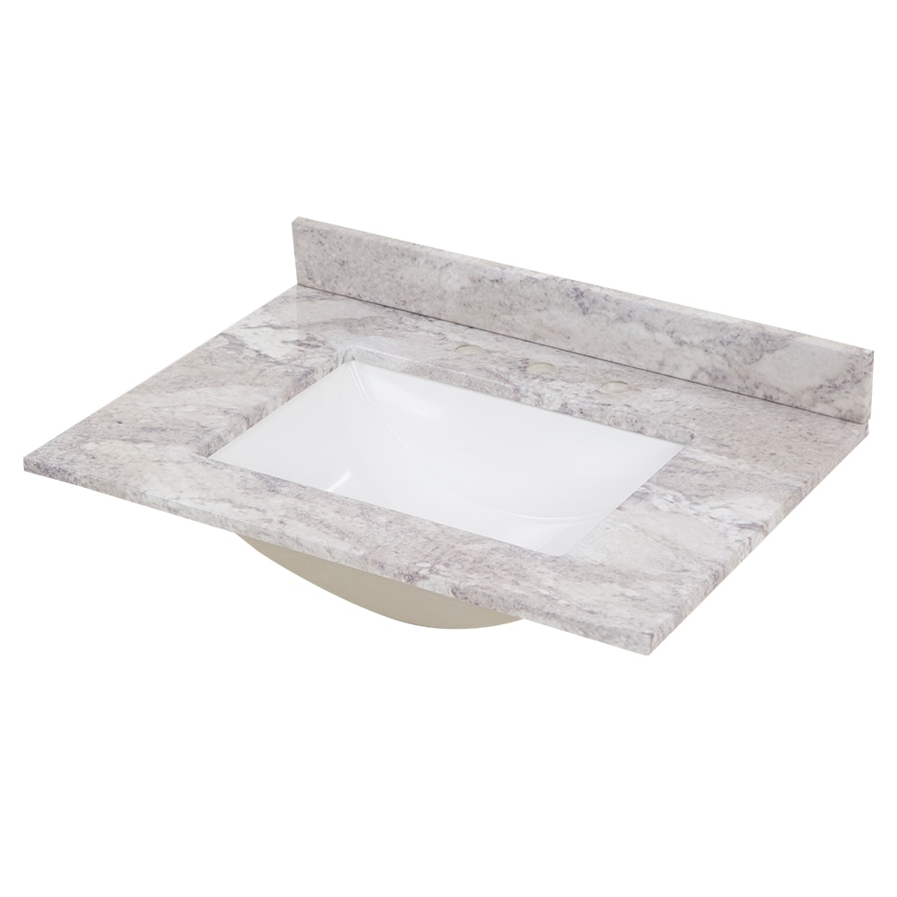 Style Selections Stone Effects 31-in Solstice Cultured Marble ...