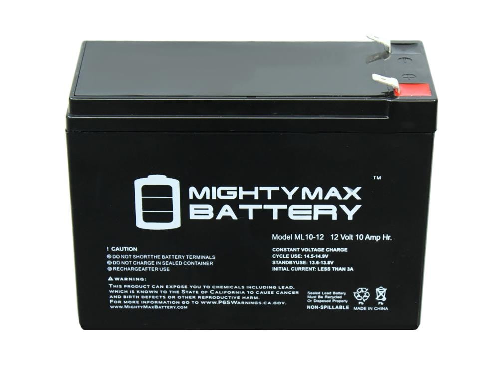 Mighty Max Battery 12V 10AH Replacement Battery for 13447, 134471  Rechargeable Sealed Lead Acid 12100 Backup Power Batteries in the Device  Replacement Batteries department at