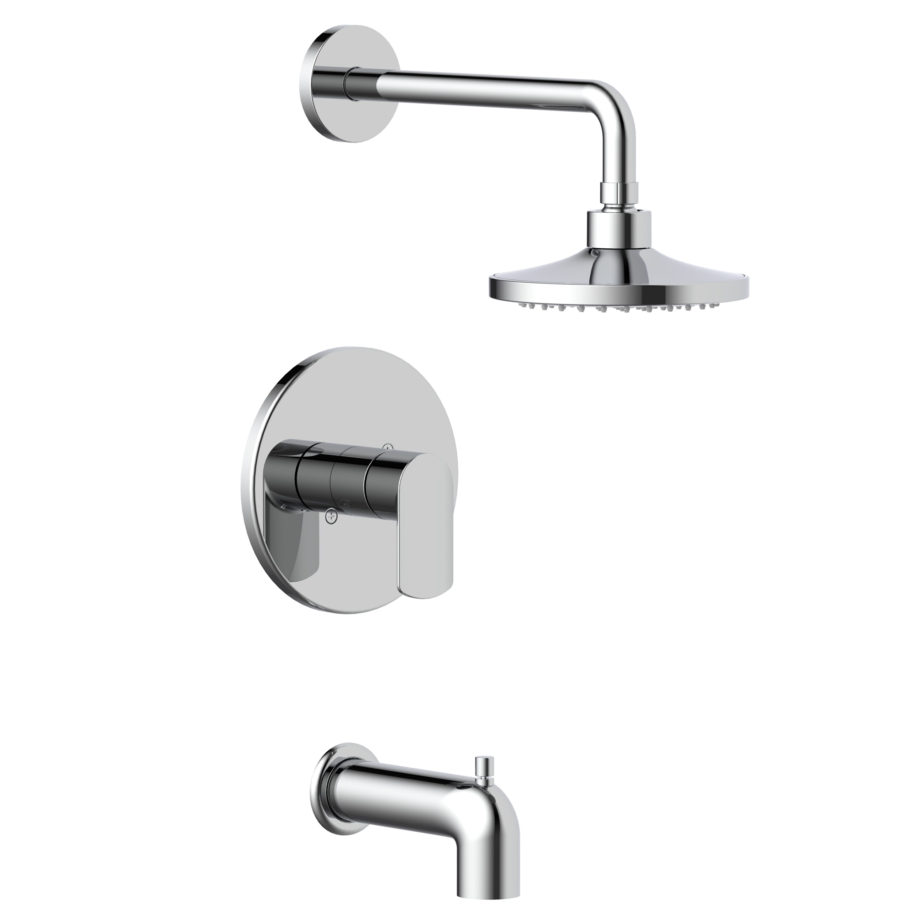 allen + roth F121E412CP Tub-Shower-Faucets - View #7