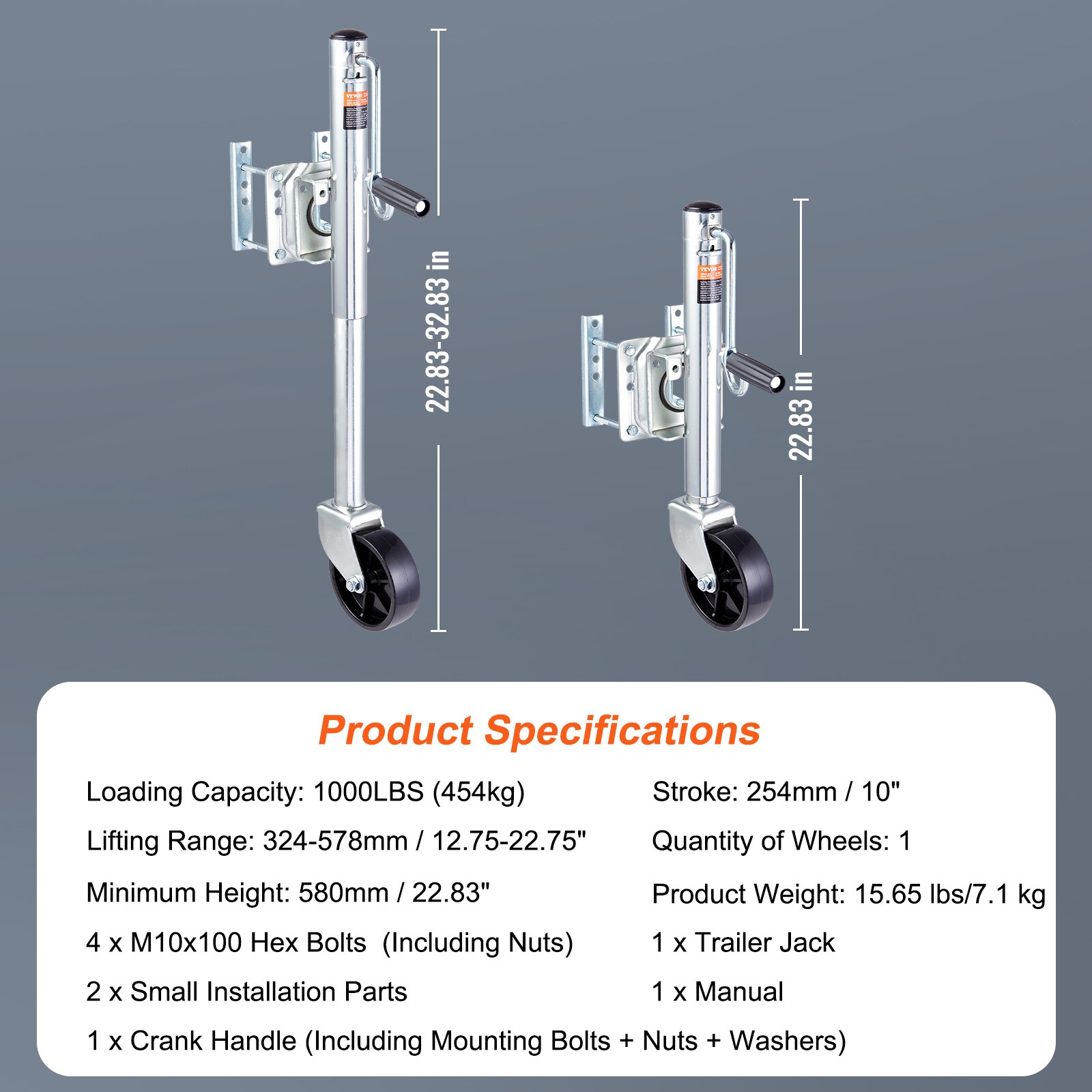 VEVOR YTTCQJ1000LBSXBQBV0 Trailer-Jacks - View #8