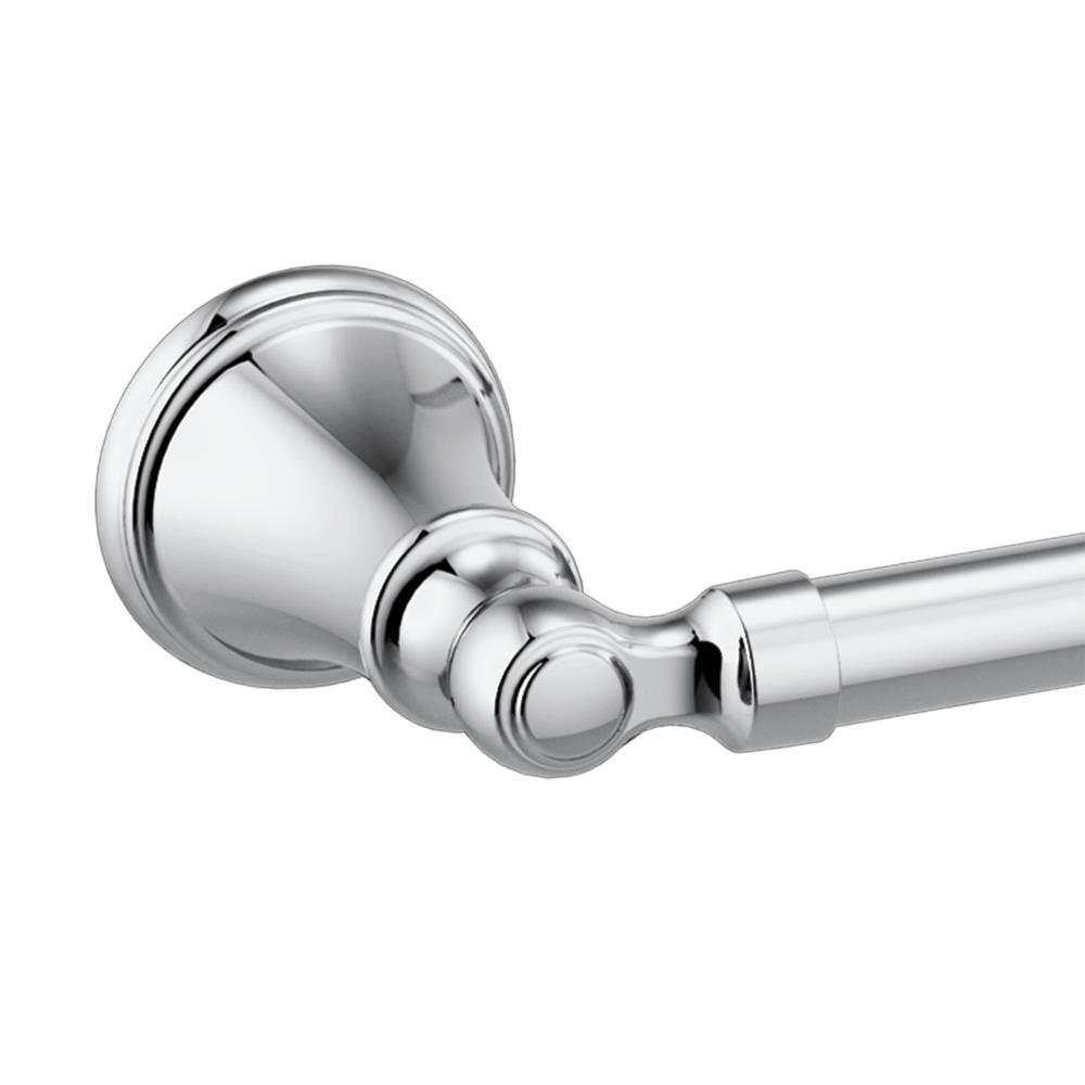 Delta  Woodhurst 18-in Polished Chrome Wall Mount Single Towel Bar