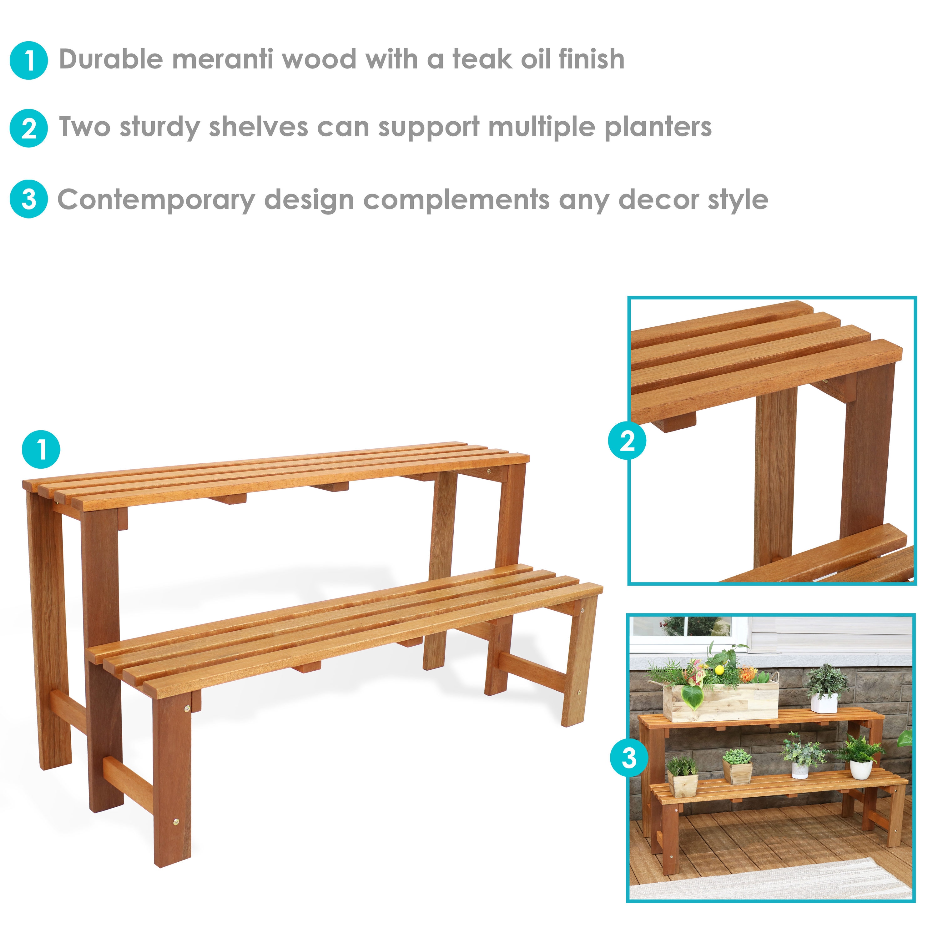 Sunnydaze Decor FRN-504 Plant-Stand - View #10