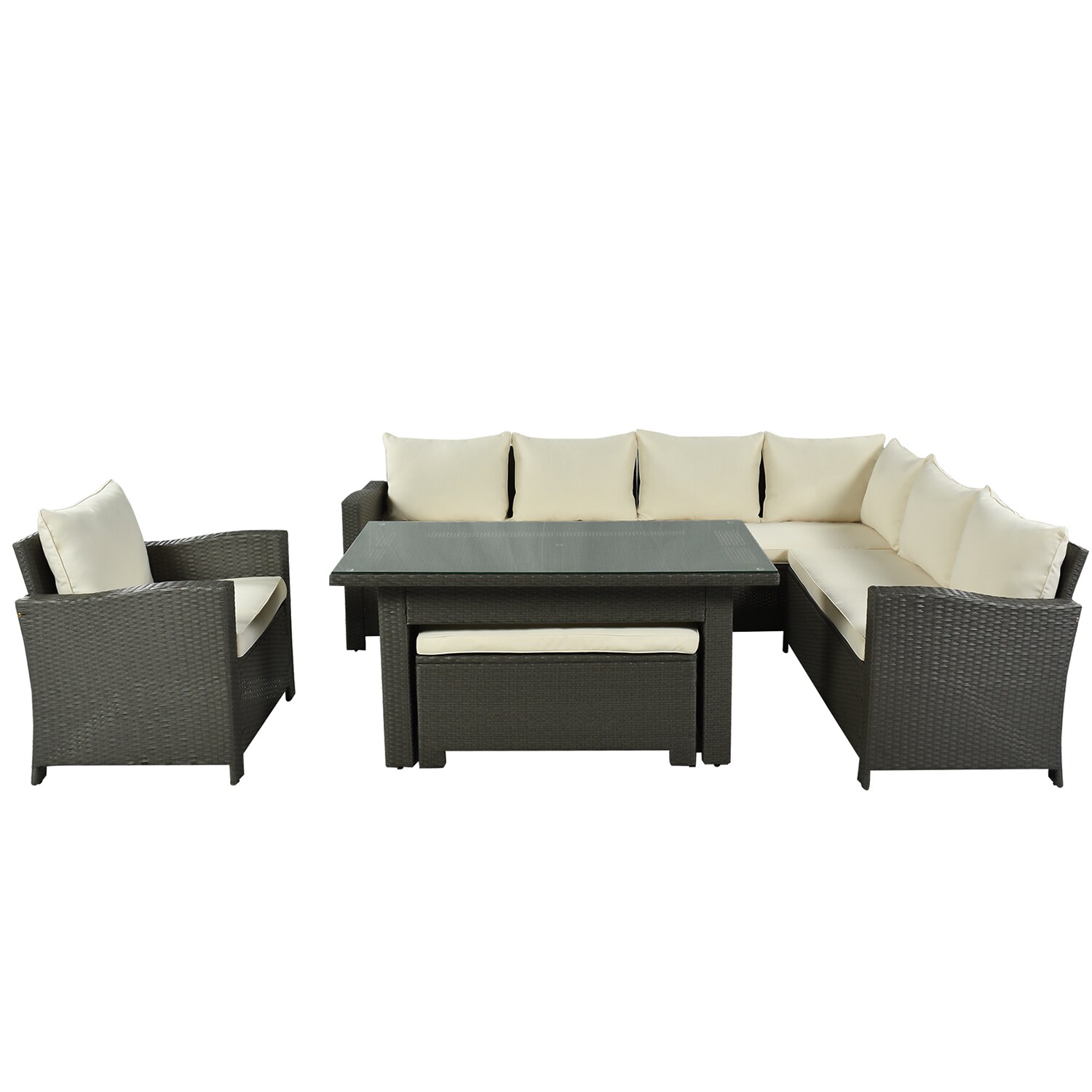 SINOFURN SYA020123BG Patio-Dining-Sets - View #16