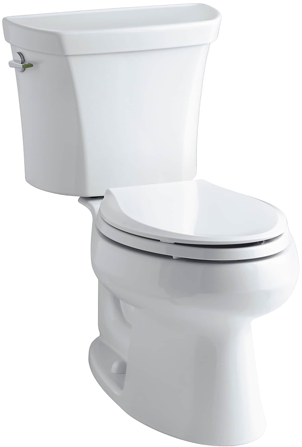 KOHLER Wellworth White Dual Flush Elongated Standard Height 2 