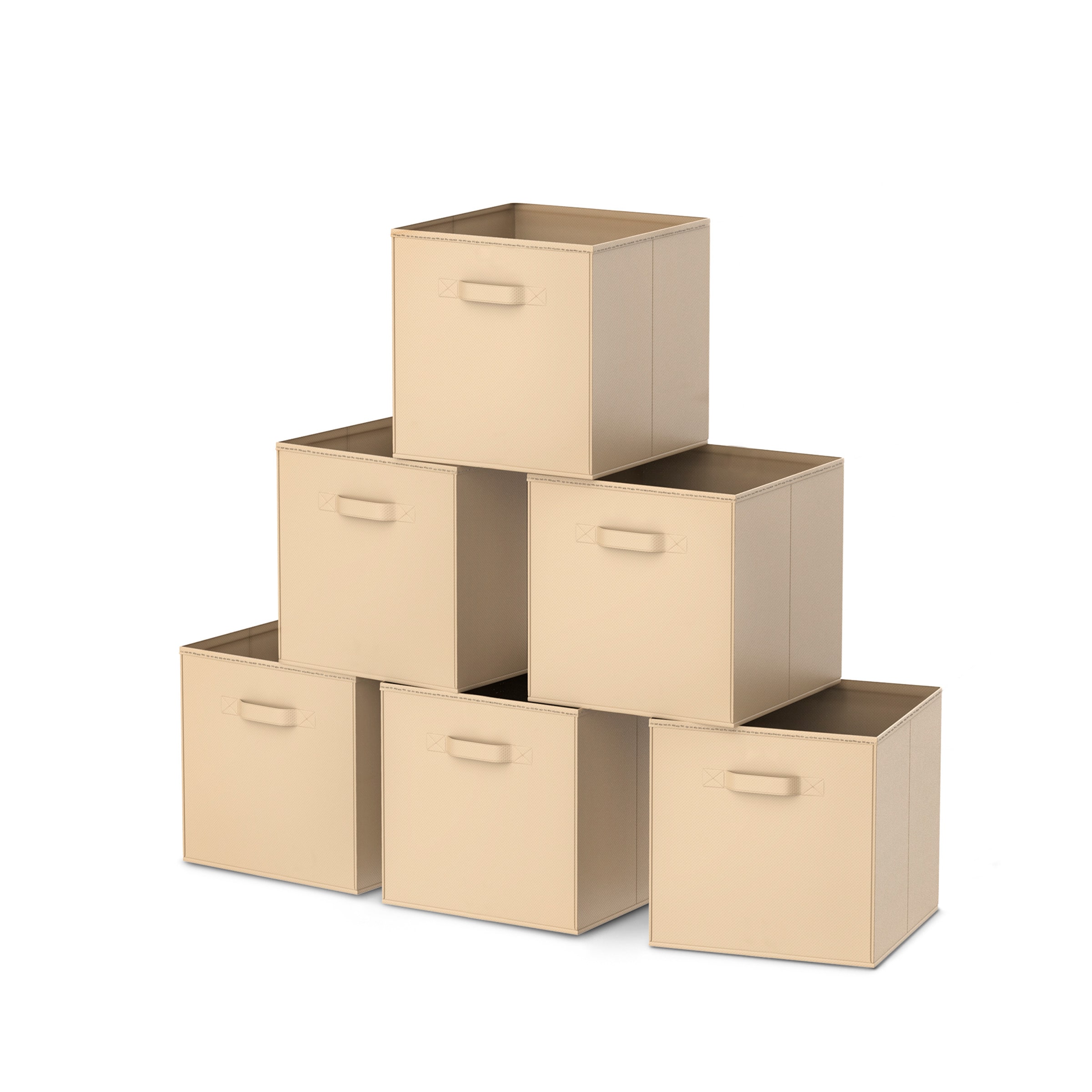 6.3 in. H x 10.5 in. W x 14.6 in. D Flexible Plastic Cube Storage Bin, Gray  51761 - The Home Depot