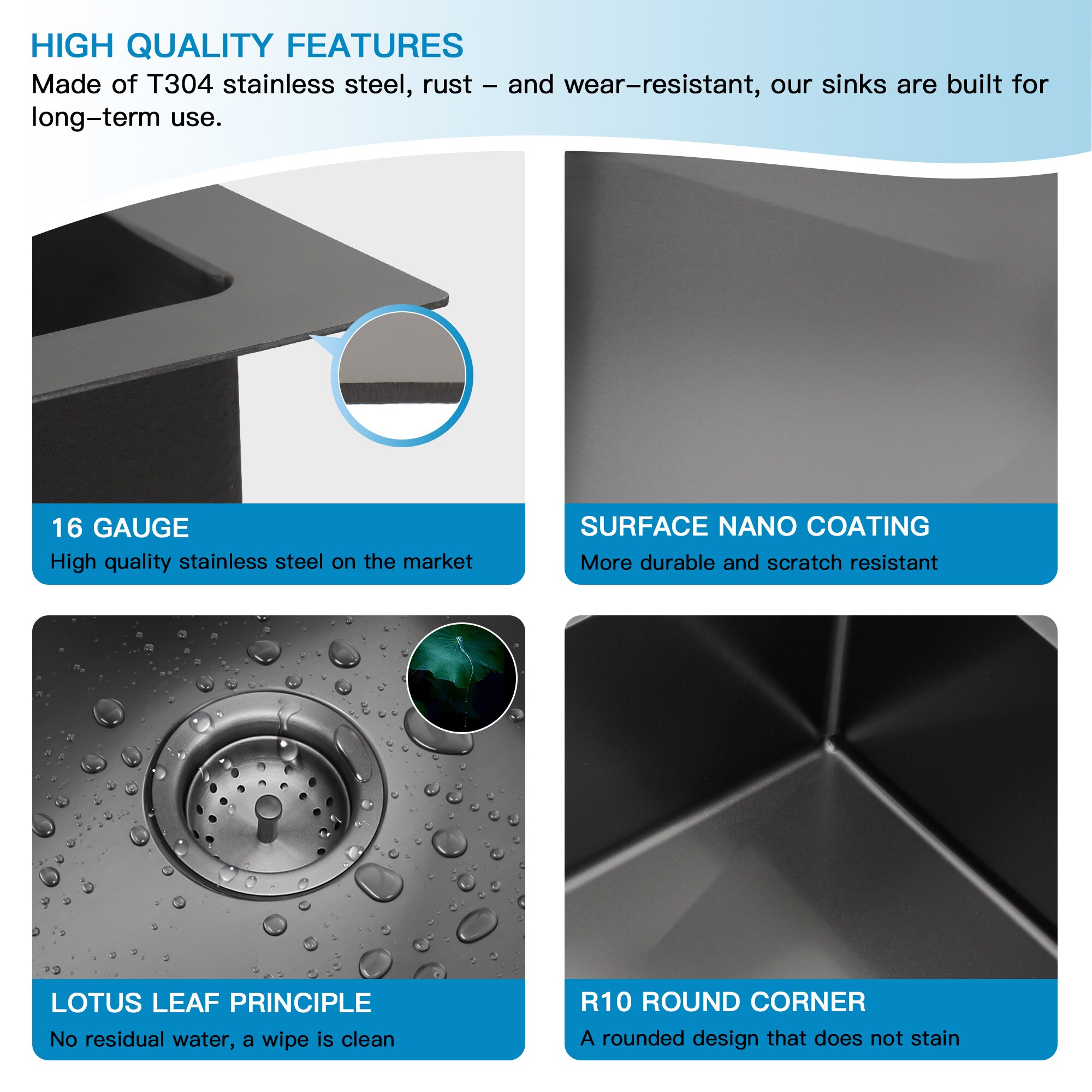Lordear LD-LTB3322R1 Kitchen-Sinks - View #8