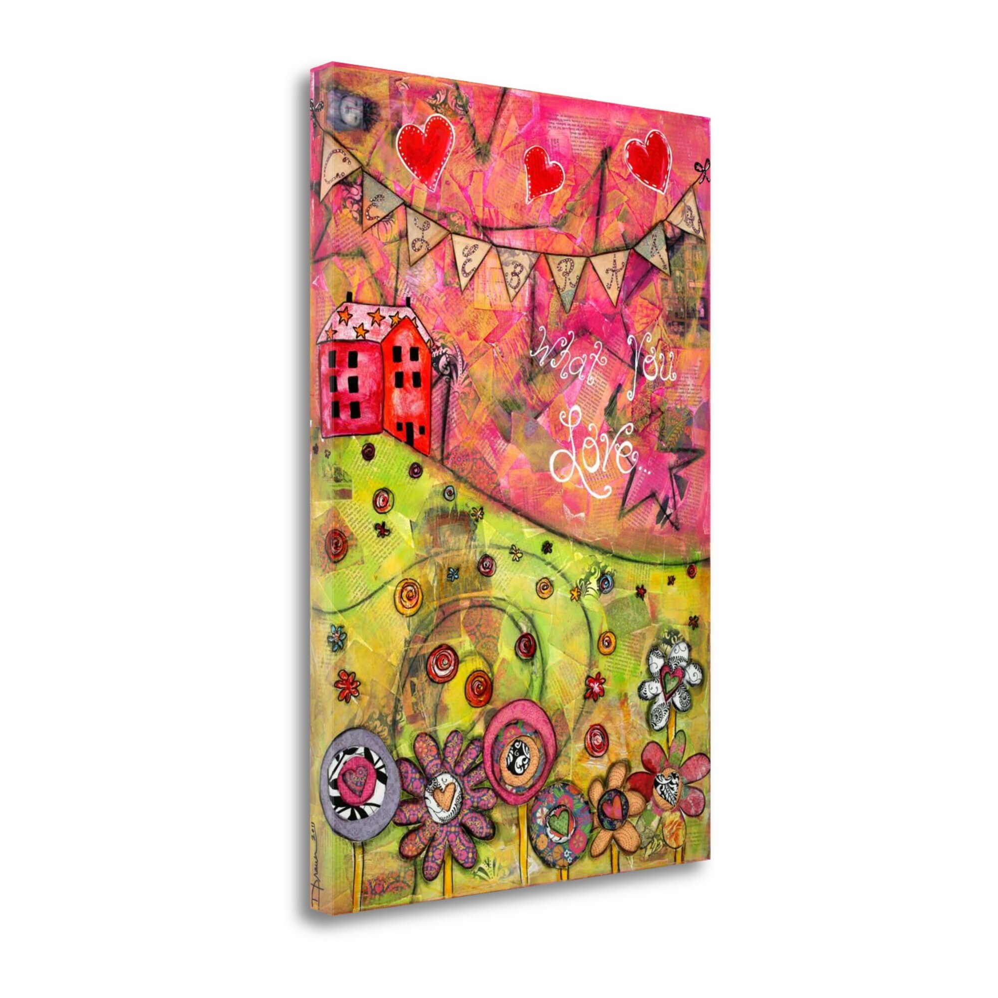 Tangletown Fine Art SBBD1009-1827C 27-in H x 18-in W People Print on Canvas