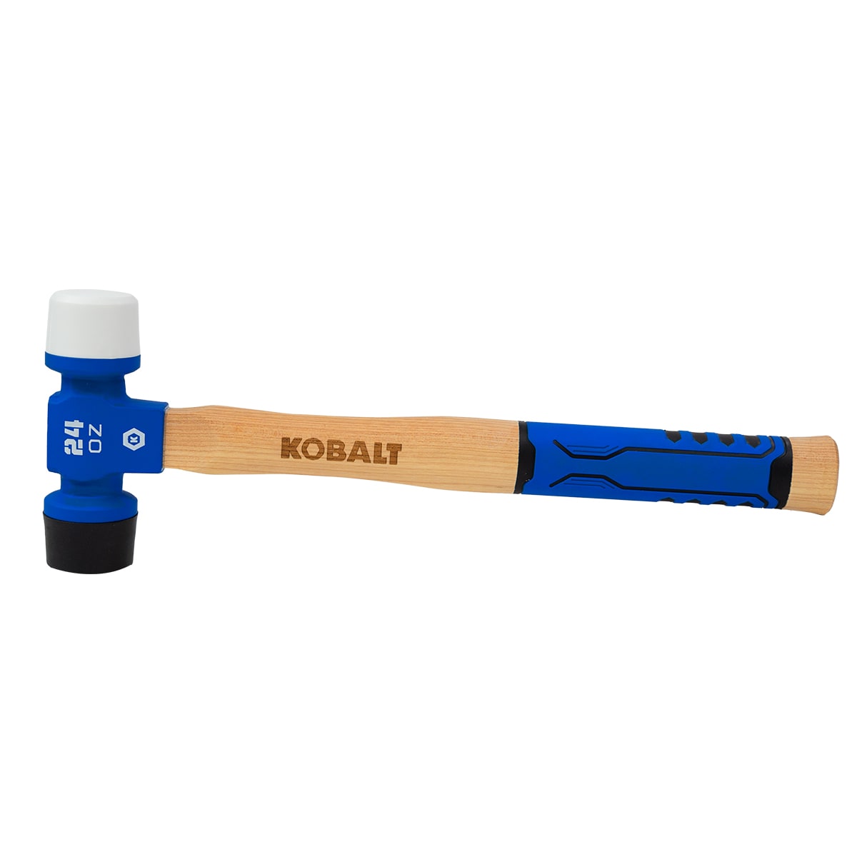 Kobalt 32-oz Smooth Face Rubber Head Fiberglass Rubber Mallet | KB-T081932