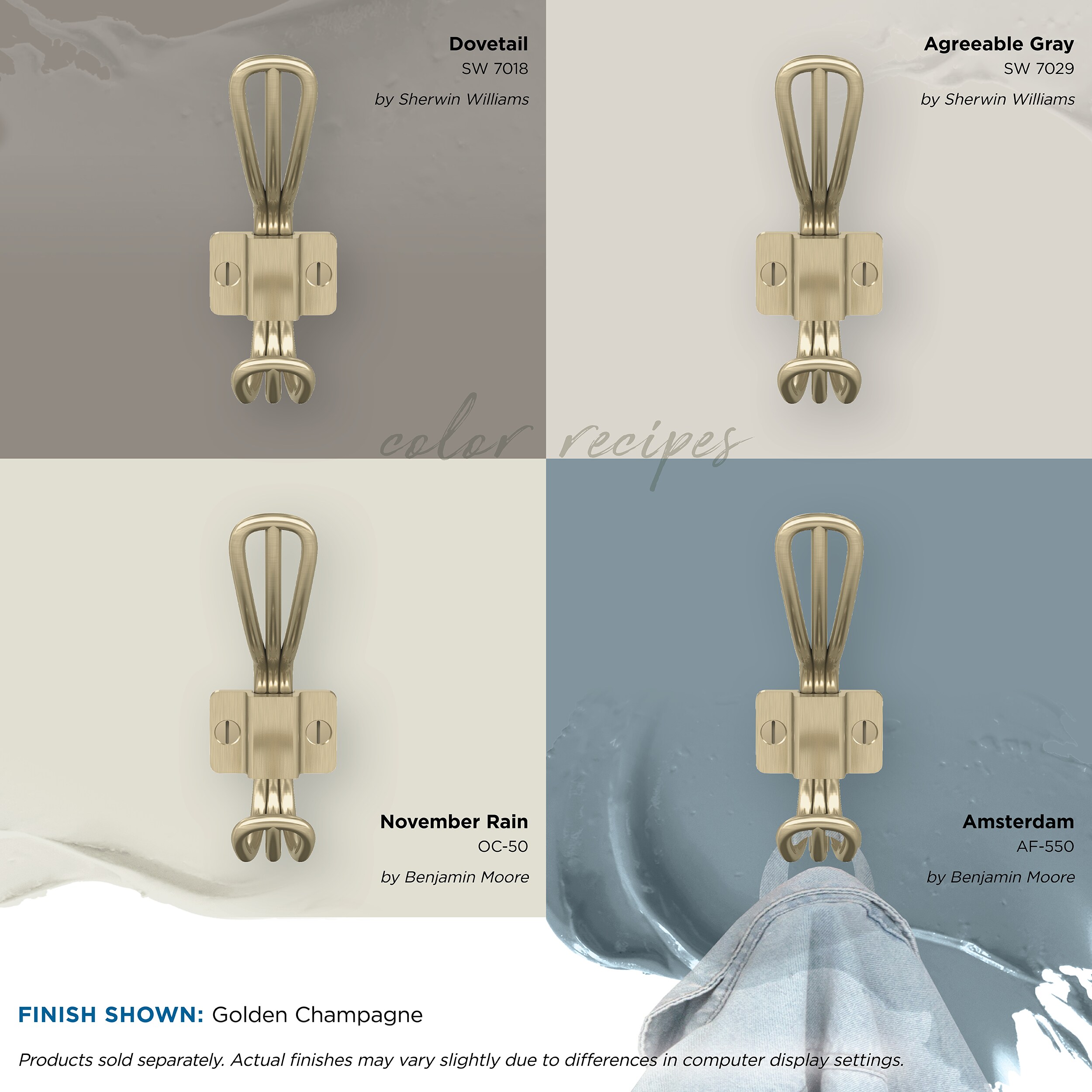 Amerock H37006BBZ Decorative-Wall-Hooks - View #7