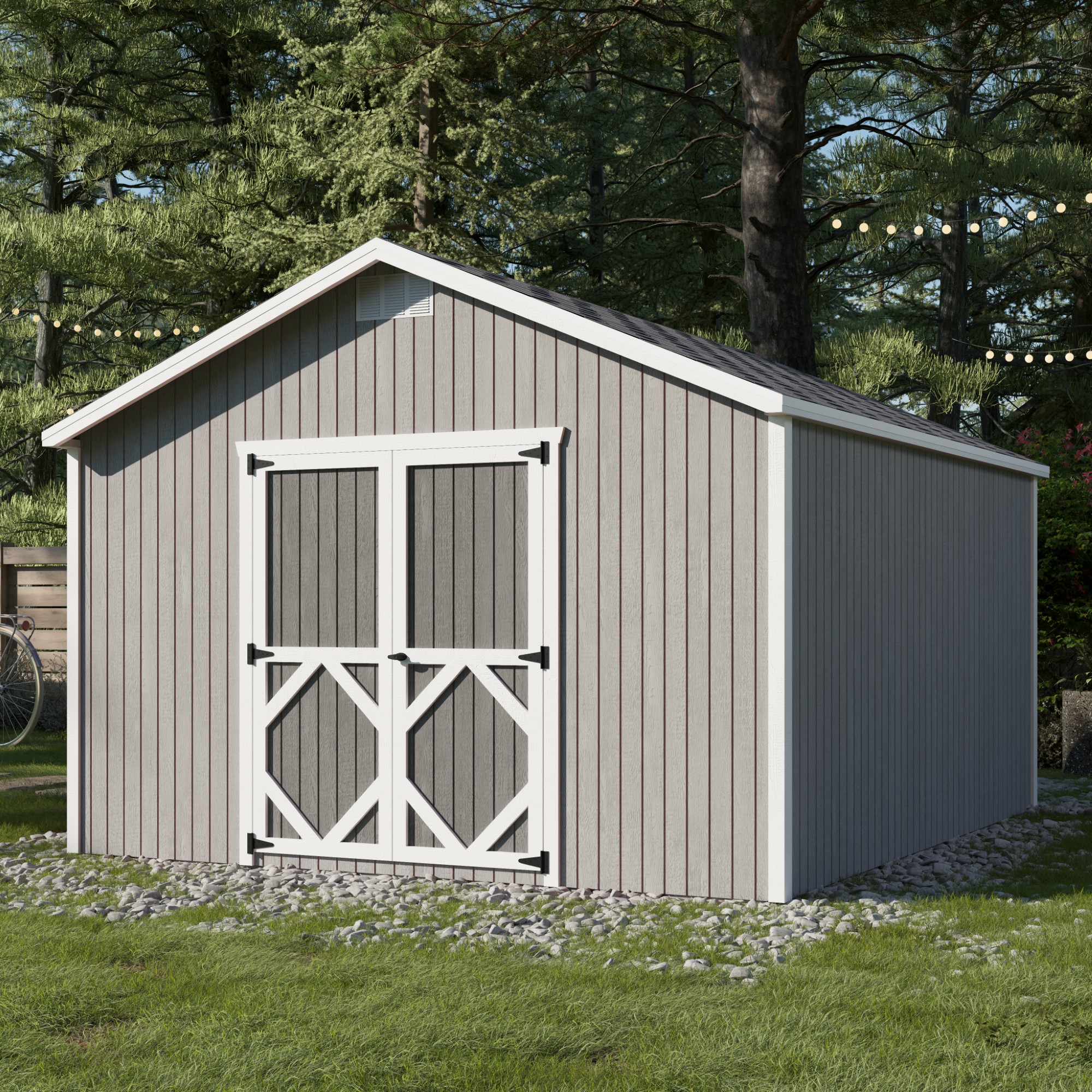 Little Cottage Co 12X14 CGS-PC Wood-Storage-Buildings - View #2