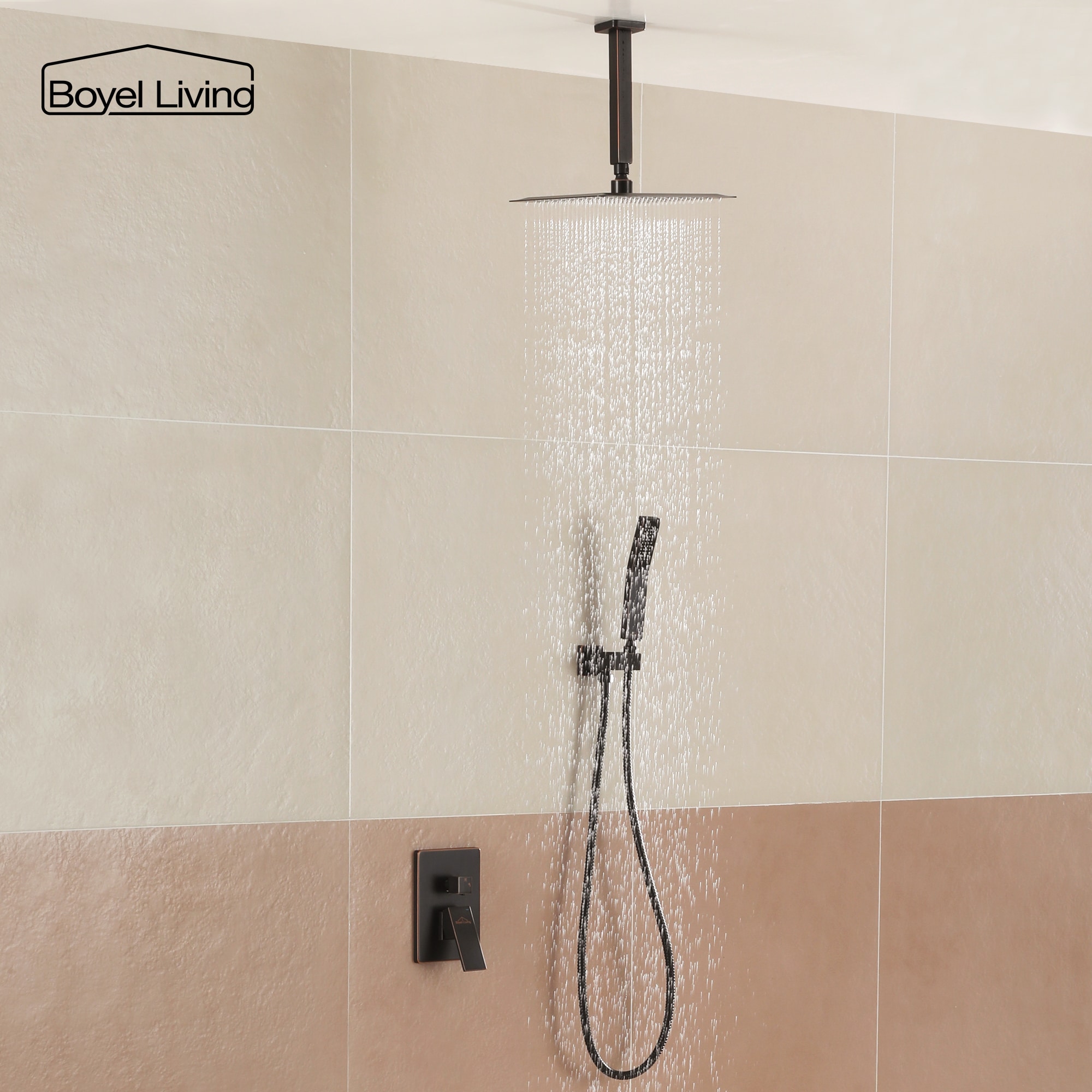 Clihome MS-A3806-10ORB Showerhead-Bar-Panels - View #3