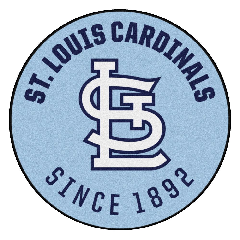 4' x 6' 1976 St. Louis Cardinals Retro Logo Light Blue Rectangle