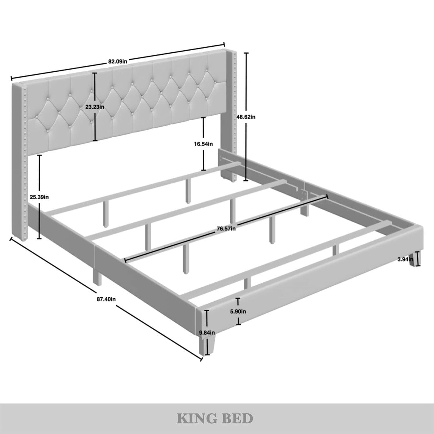 CasePiece C8403KUB-SGY-VV beds - View #9