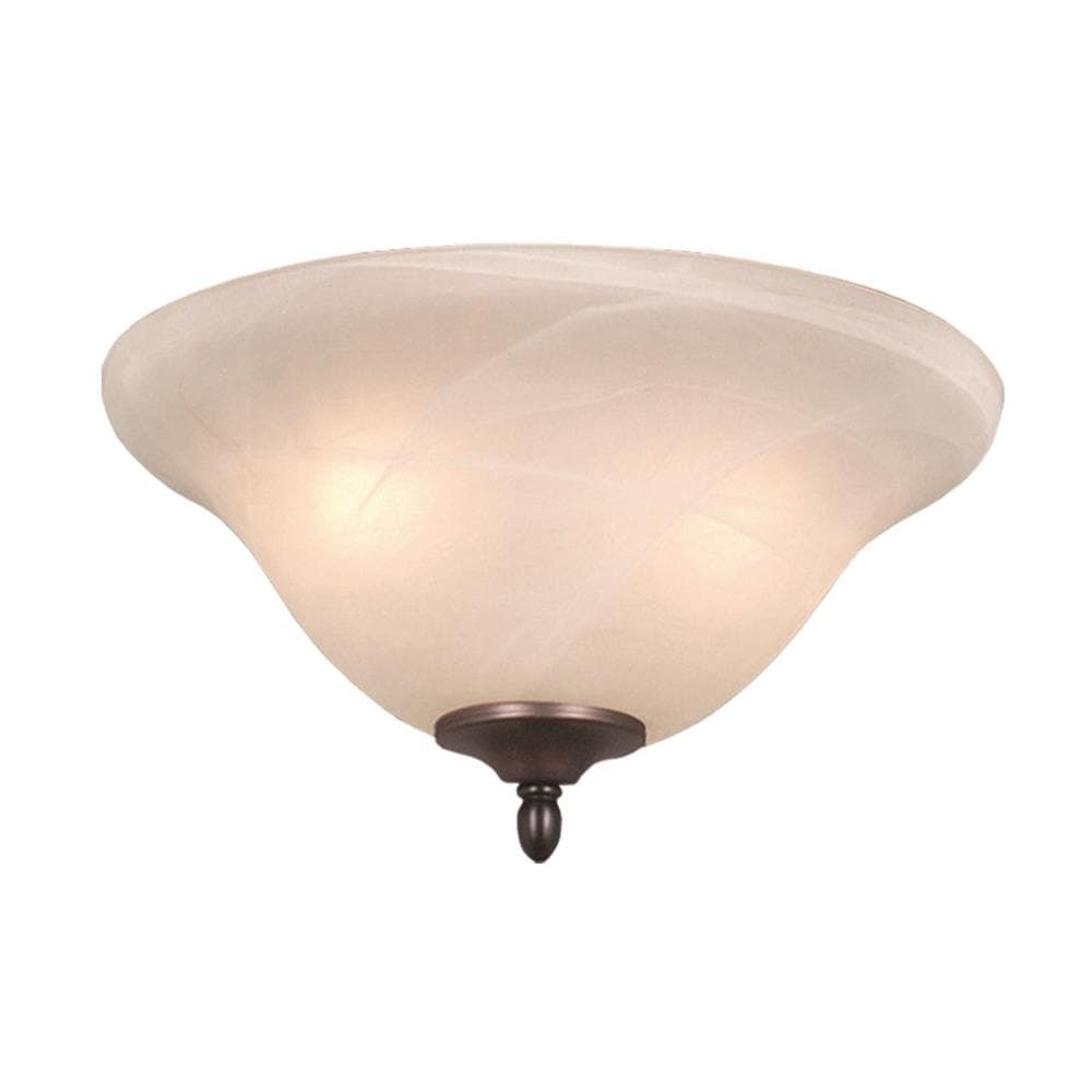 Cascadia LK34215-C Fan Light Kit 2-Light Multiple Colors/Finishes Incandescent Ceiling Fan Light Kit