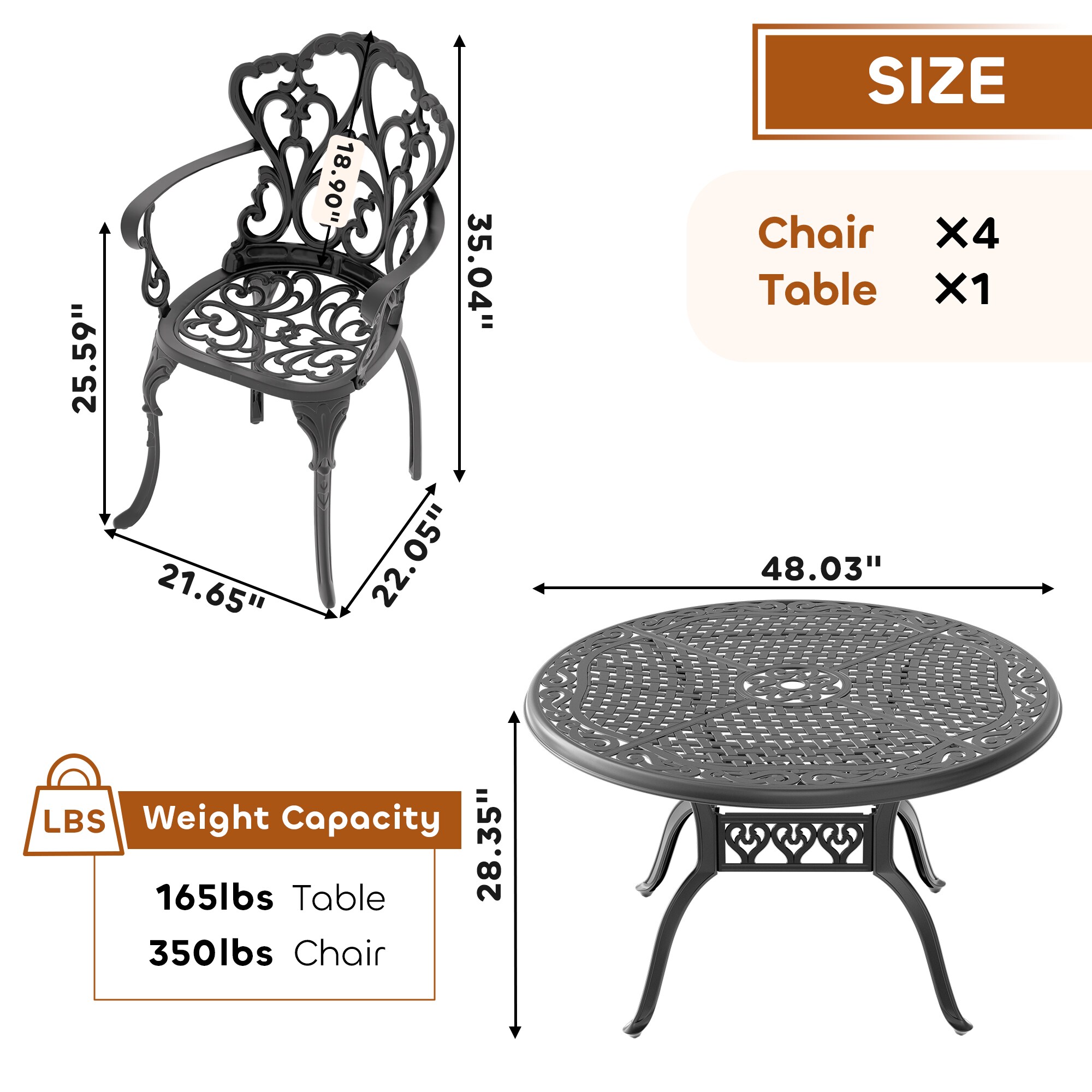 nicesure SLBK6047CZ4A1123RC Patio-Dining-Sets - View #8